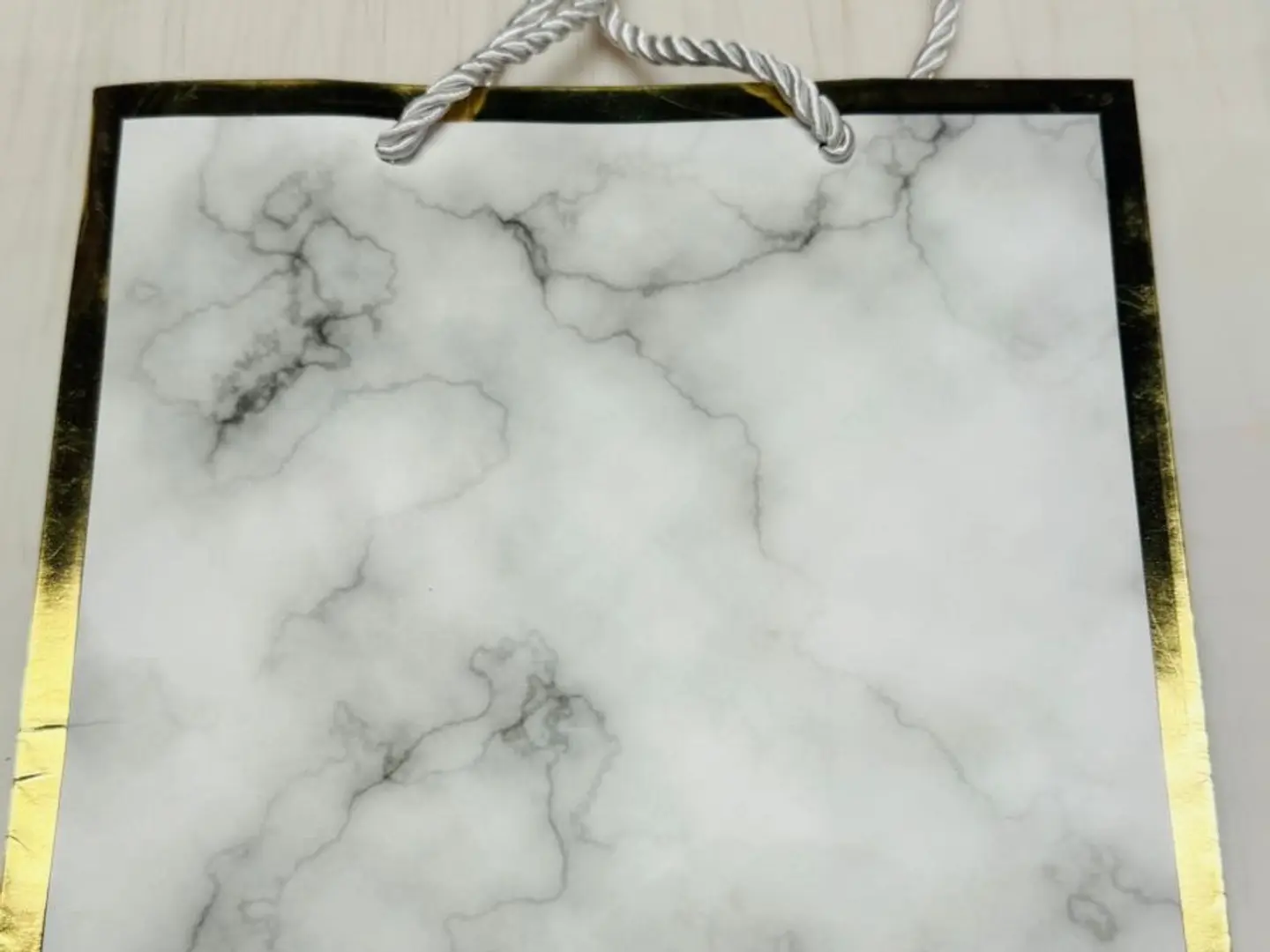 White Marble Bag