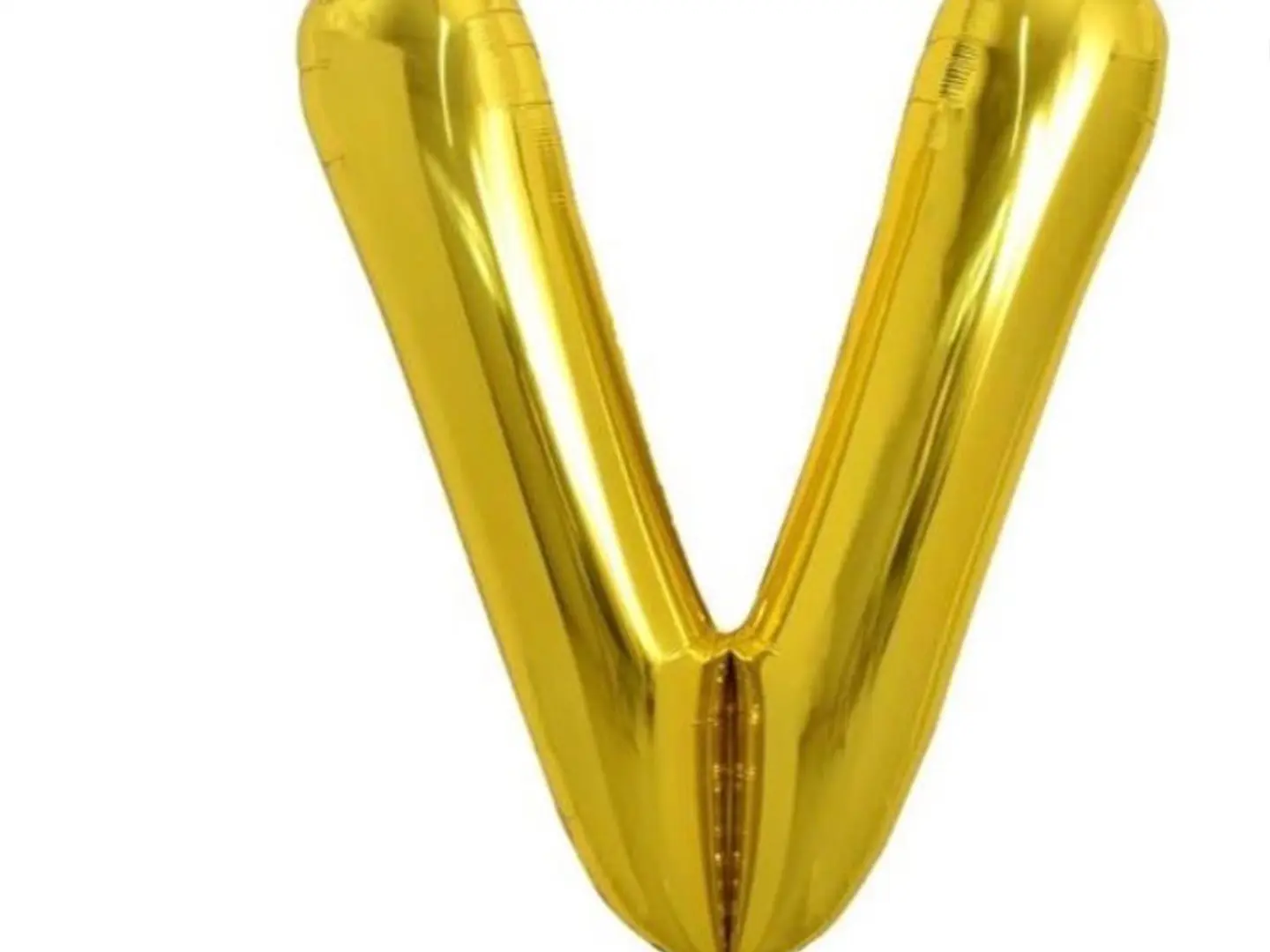 Golden V Letter