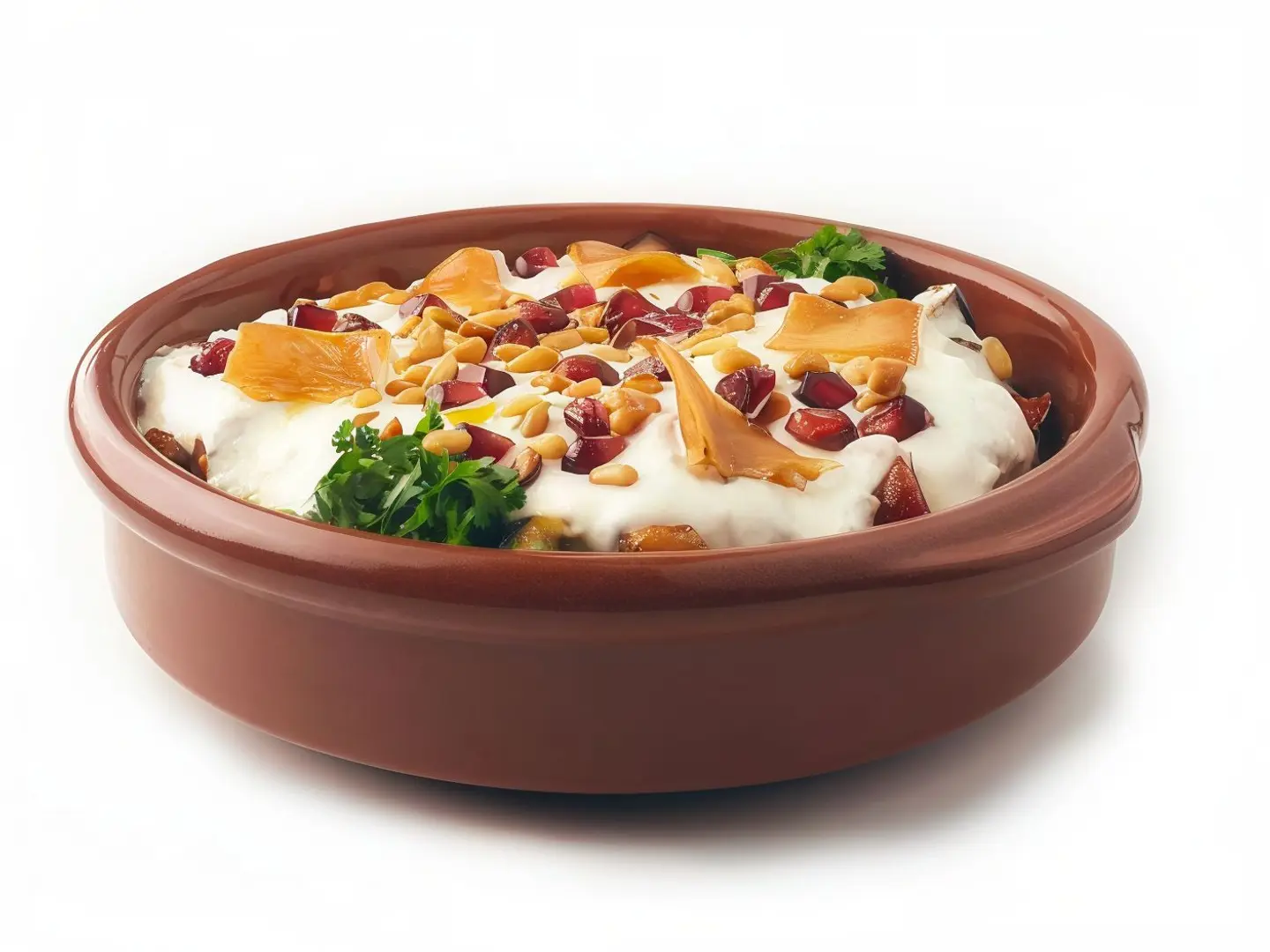 Eggplant Fatteh