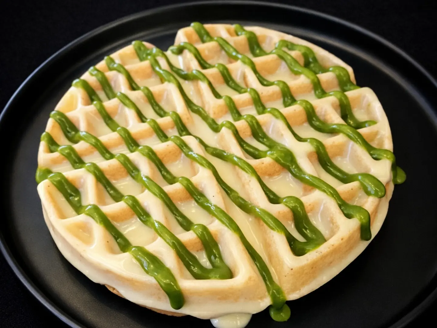 Pistachio Waffle