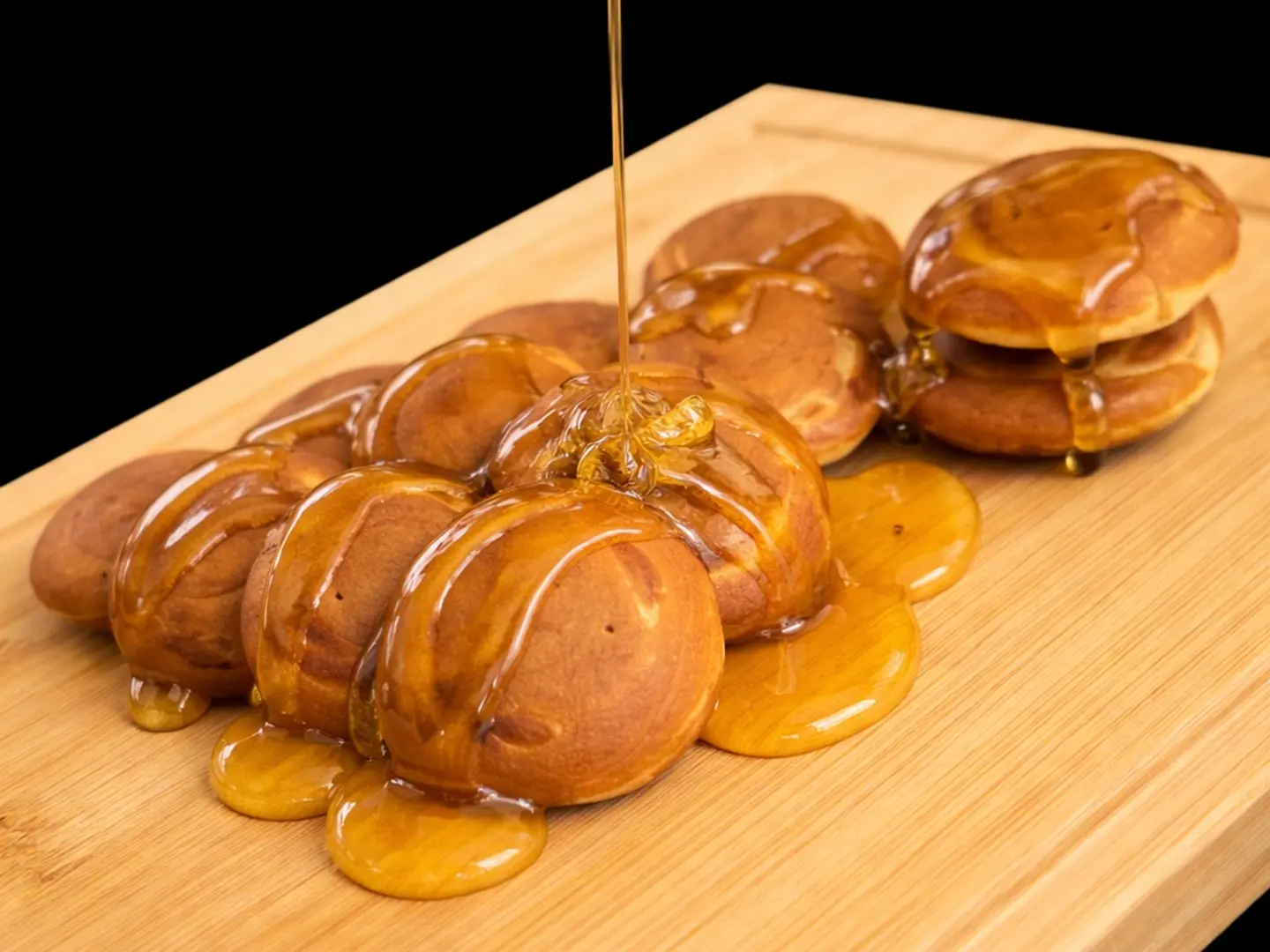 Mini Pancake With Honey (10 Pices)