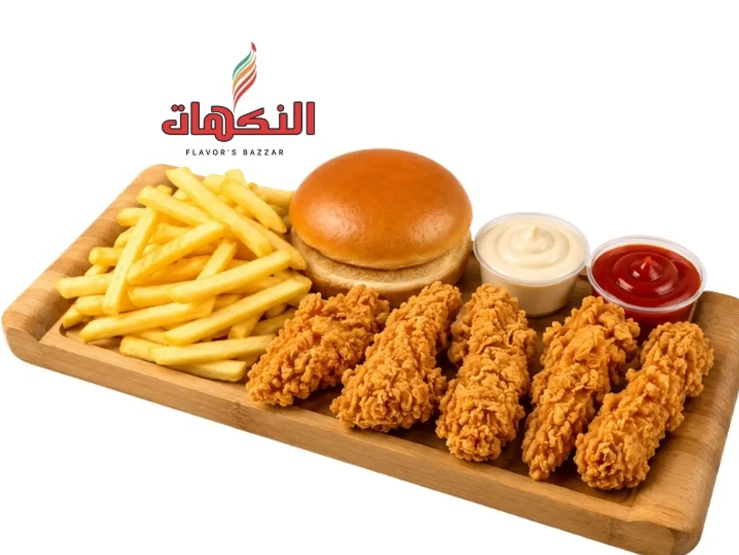 ستريب الدجاج حار - 4 قطع