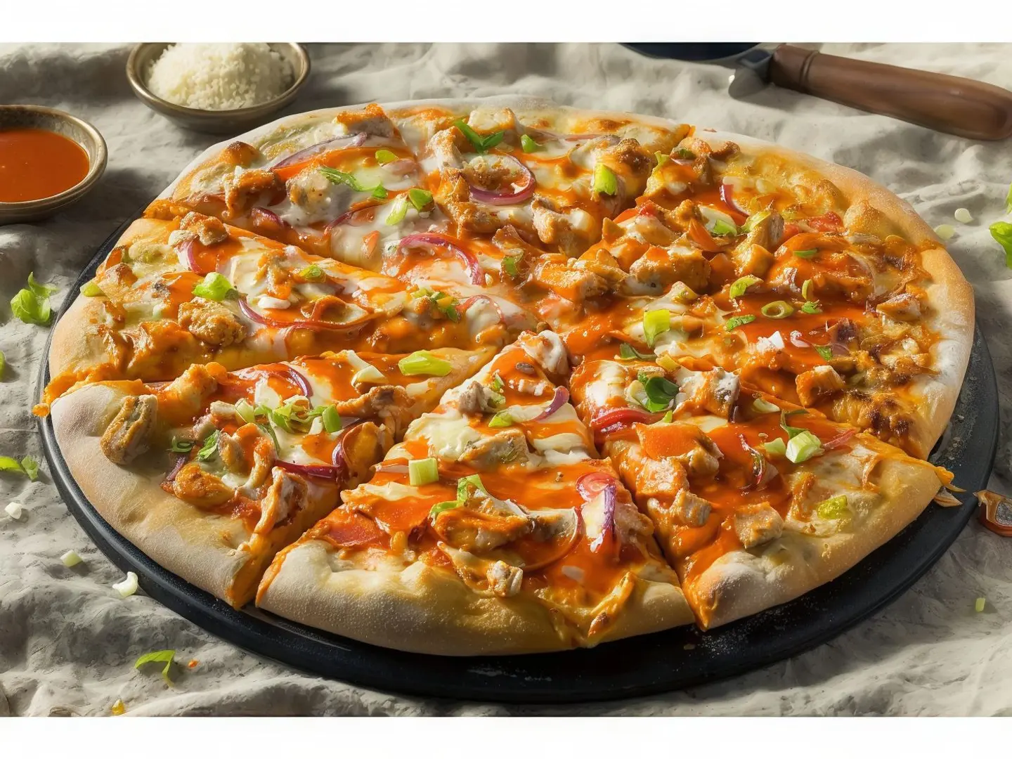 Spicy Chicken Pizza