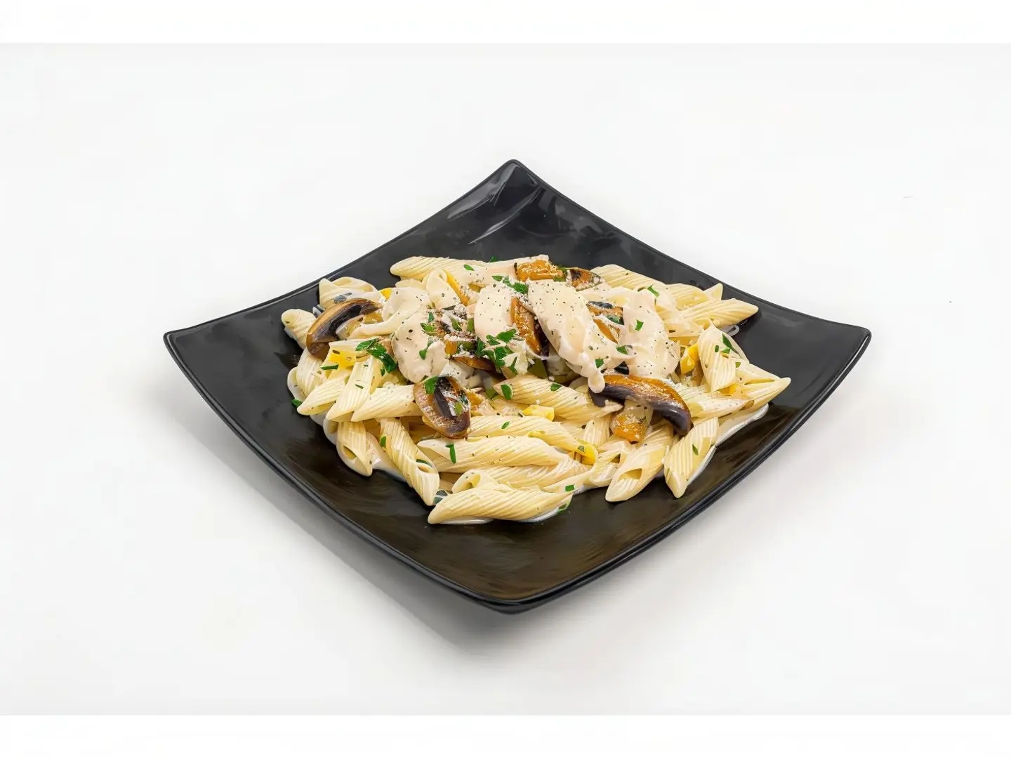 مكرونة بالسلمون