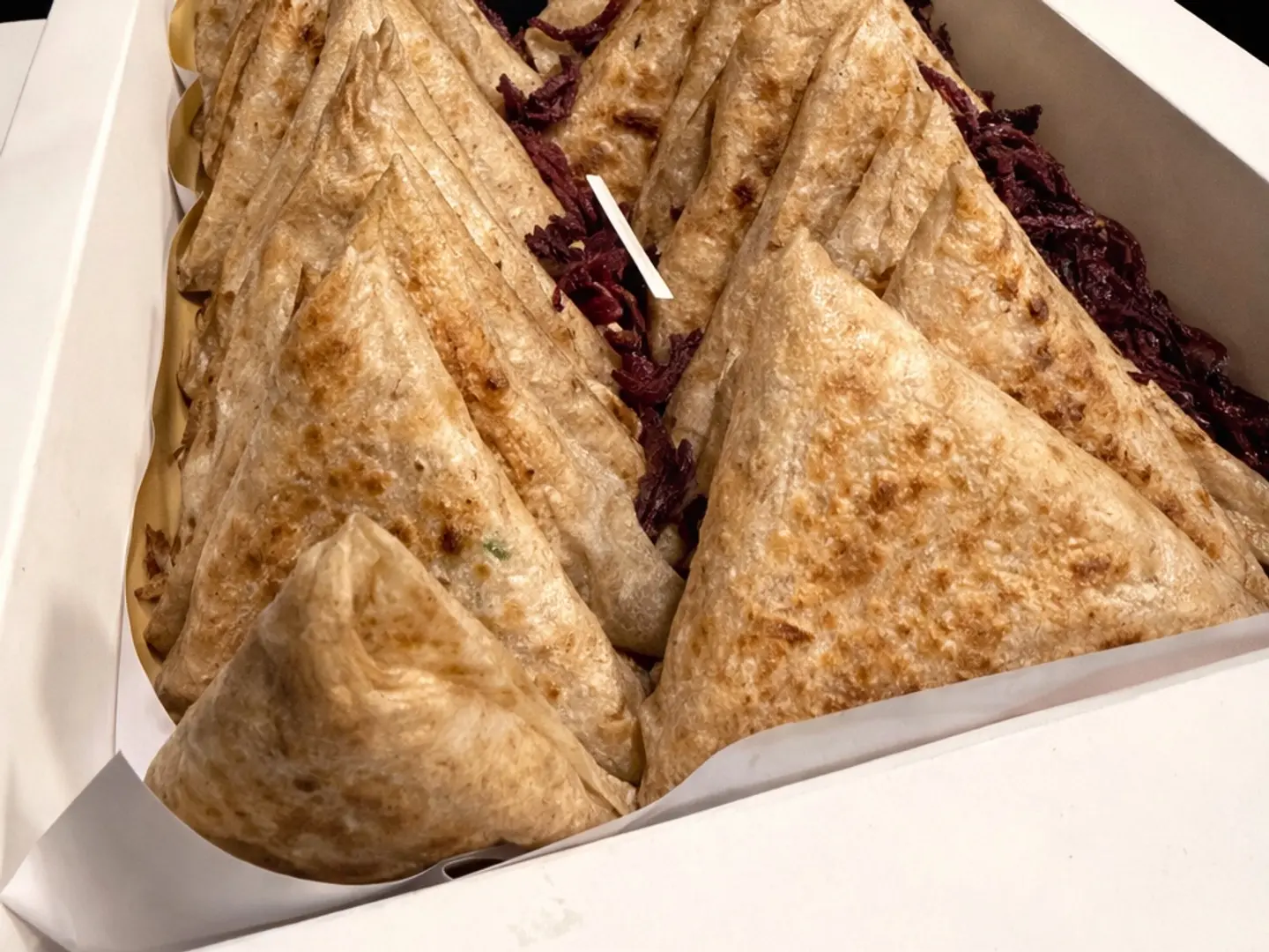 Pizza Samosas Grilled On A Griddle