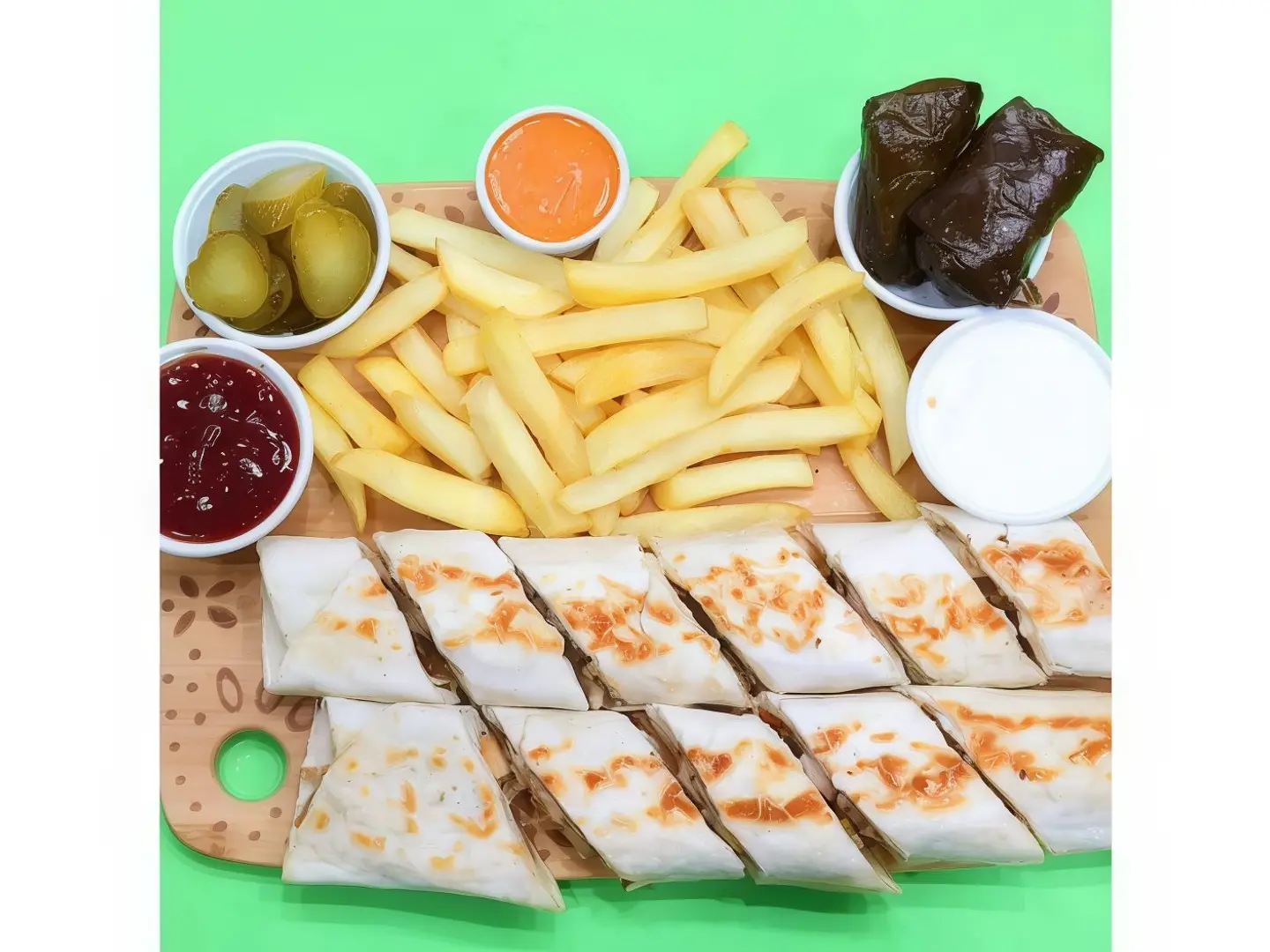 Triple Chicken Arabic Plate