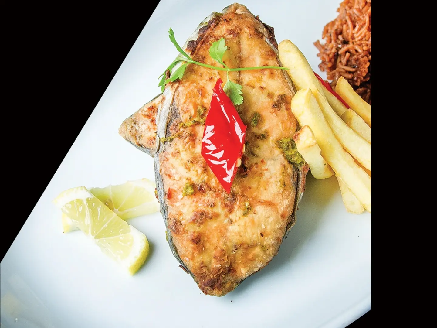 سمك كنعد مقلي