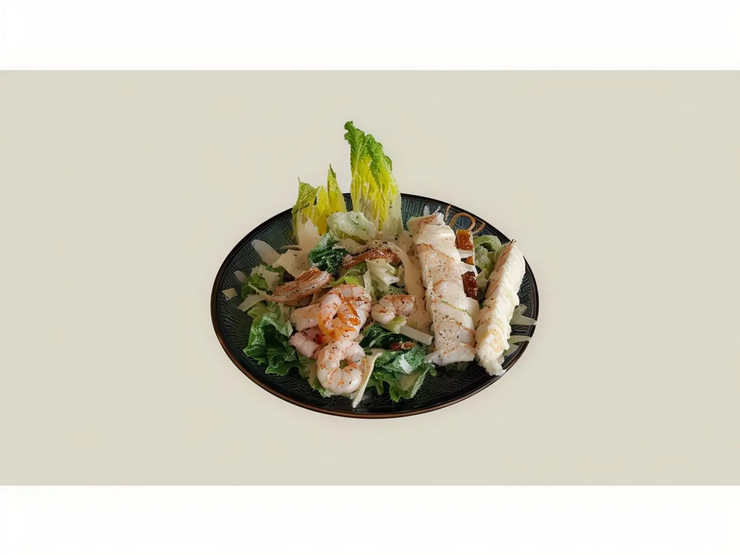 سلطة سيزر بالجمبري