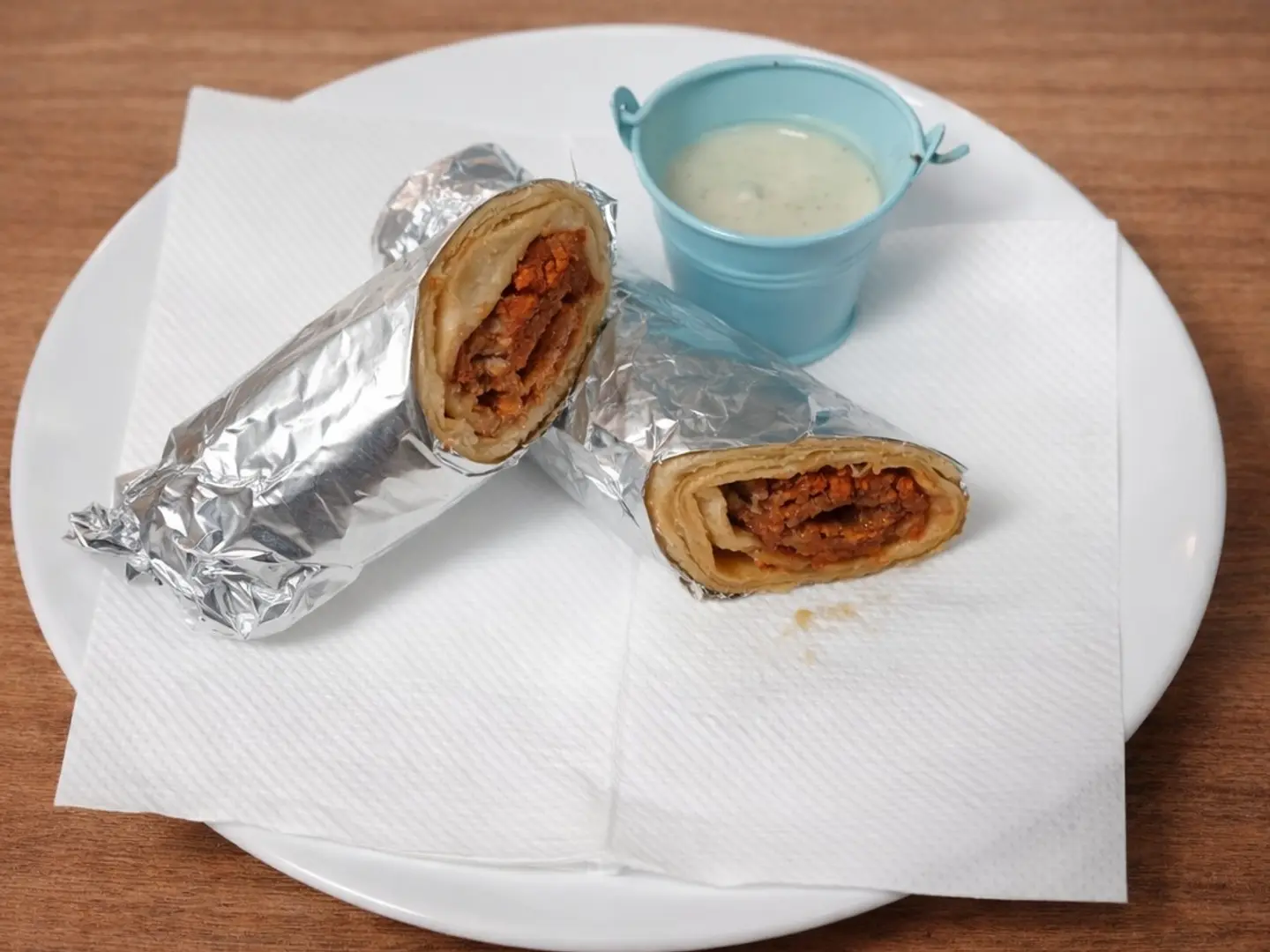 Seekh Kabab Garlic Mayo Roll