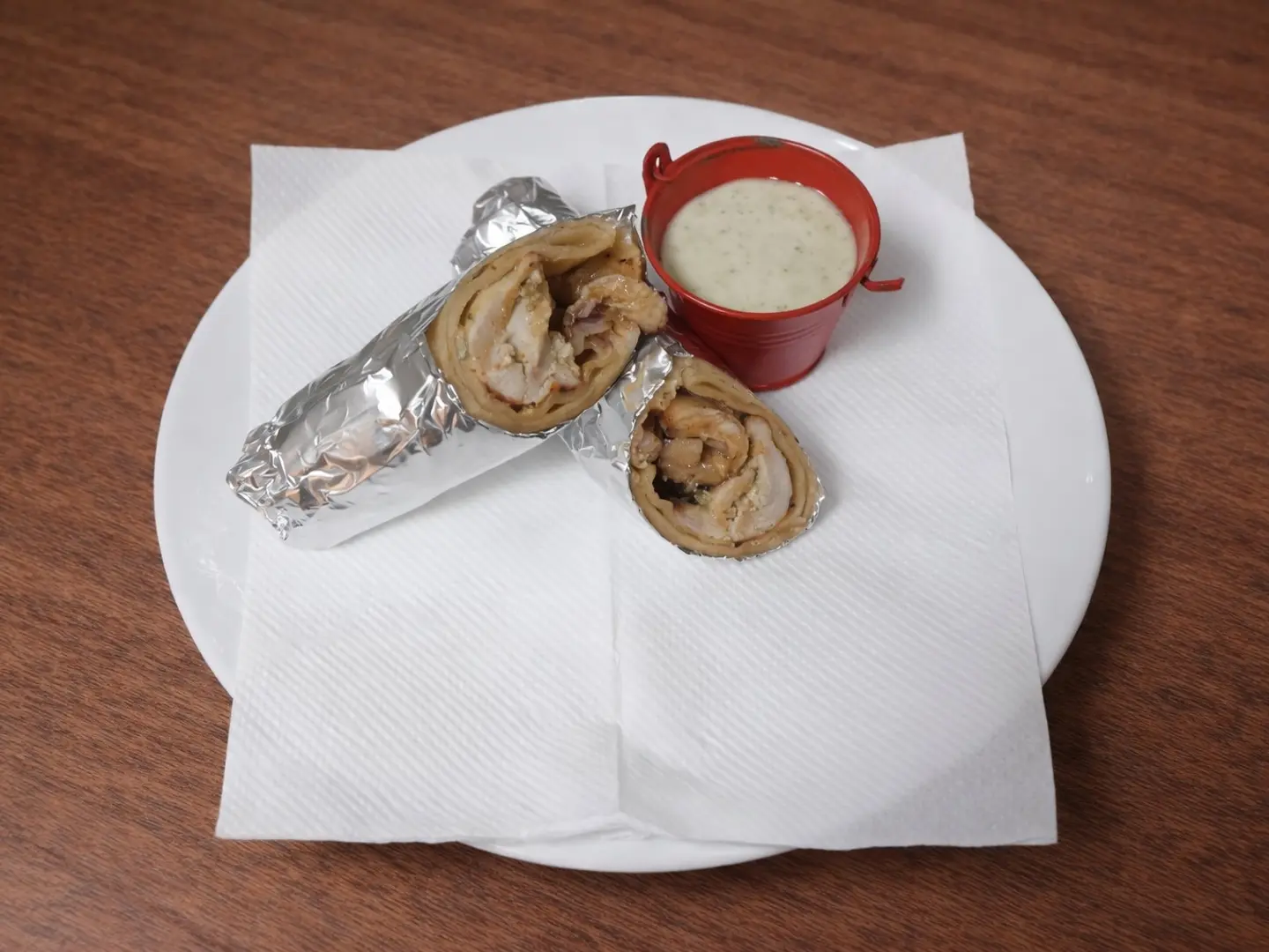 Chicken Reshmi Kabab Chatni Roll
