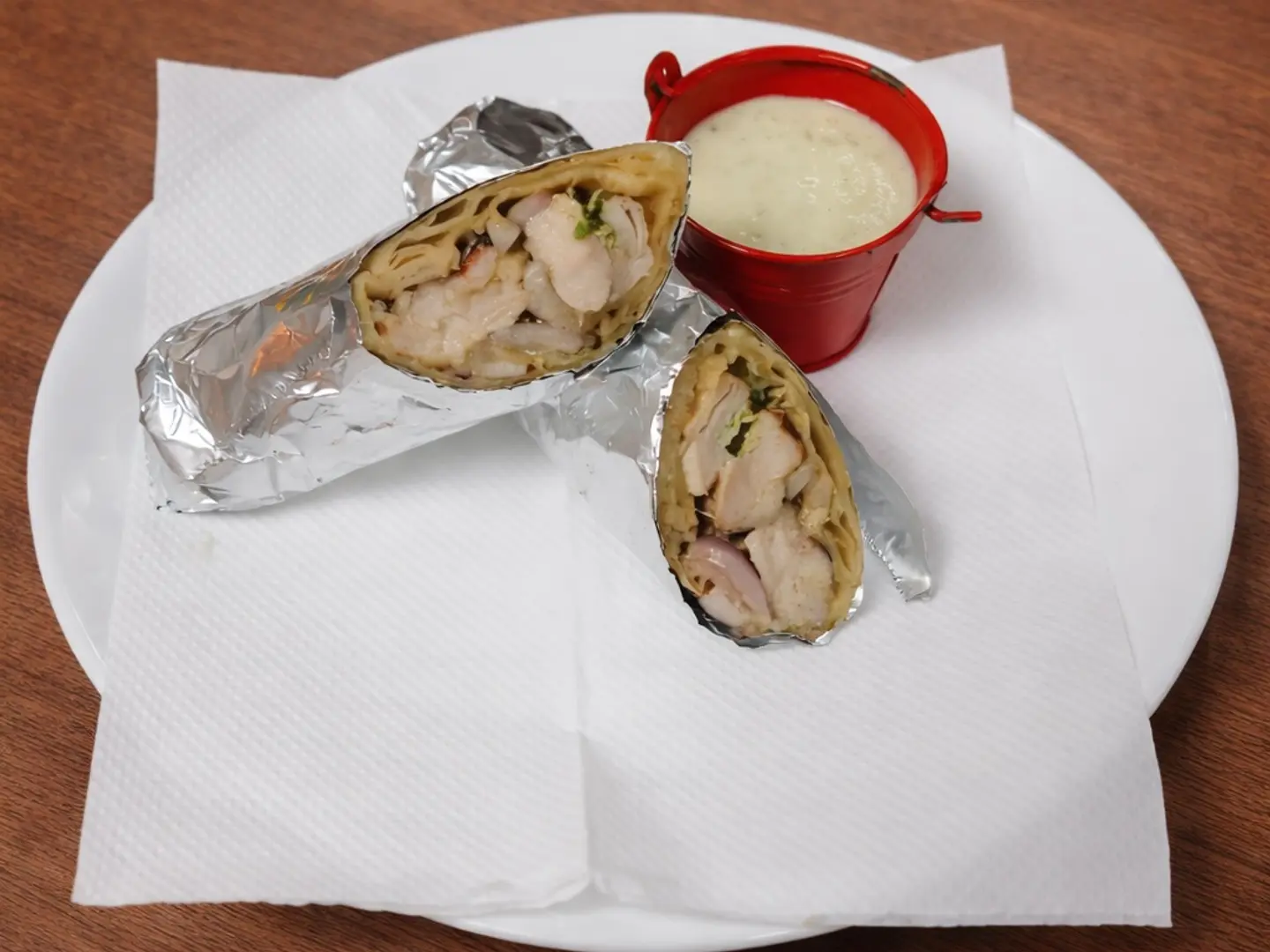 Chicken Malai Boti Cheese Roll