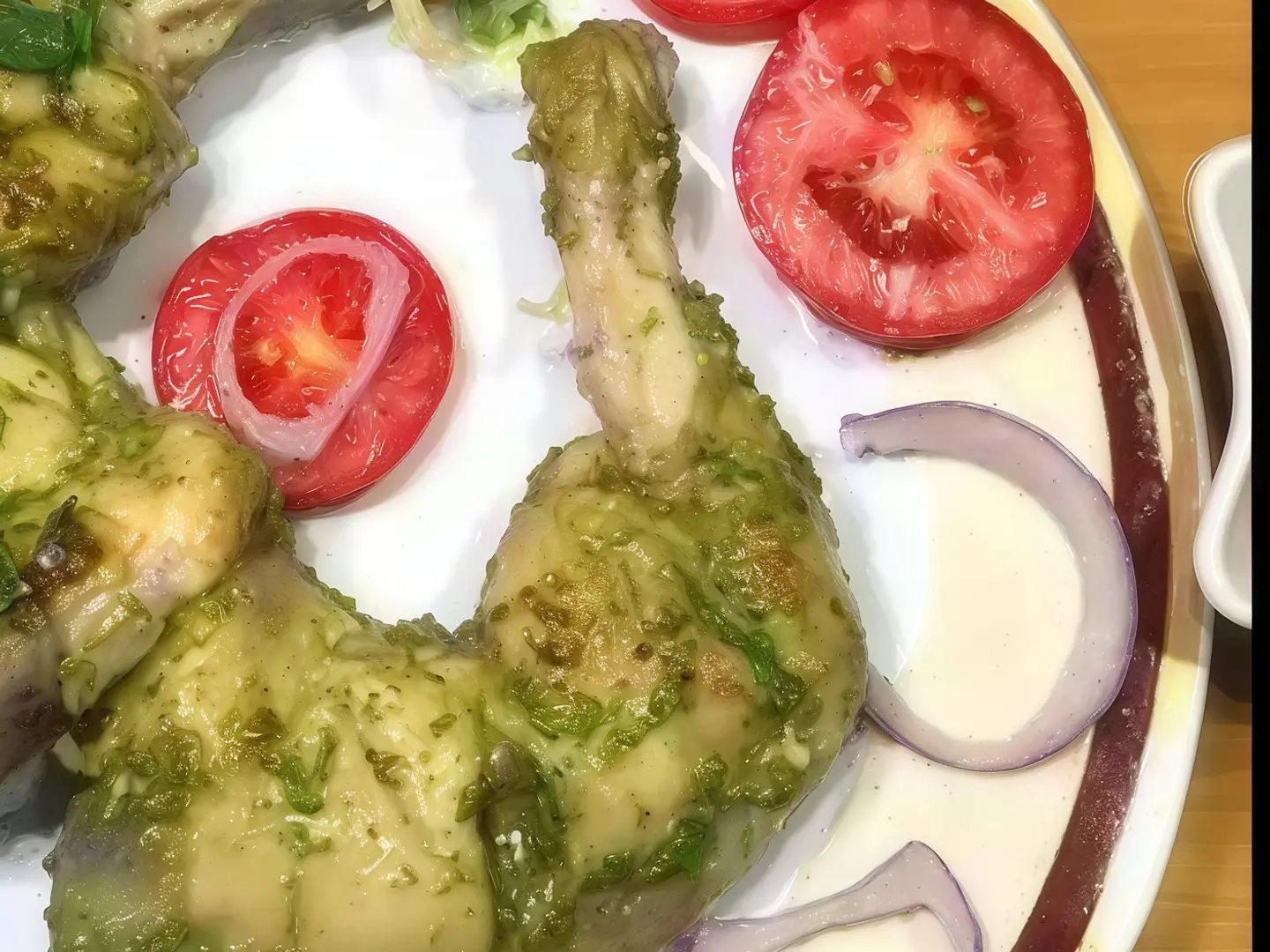 Chicken Green Tika Leg