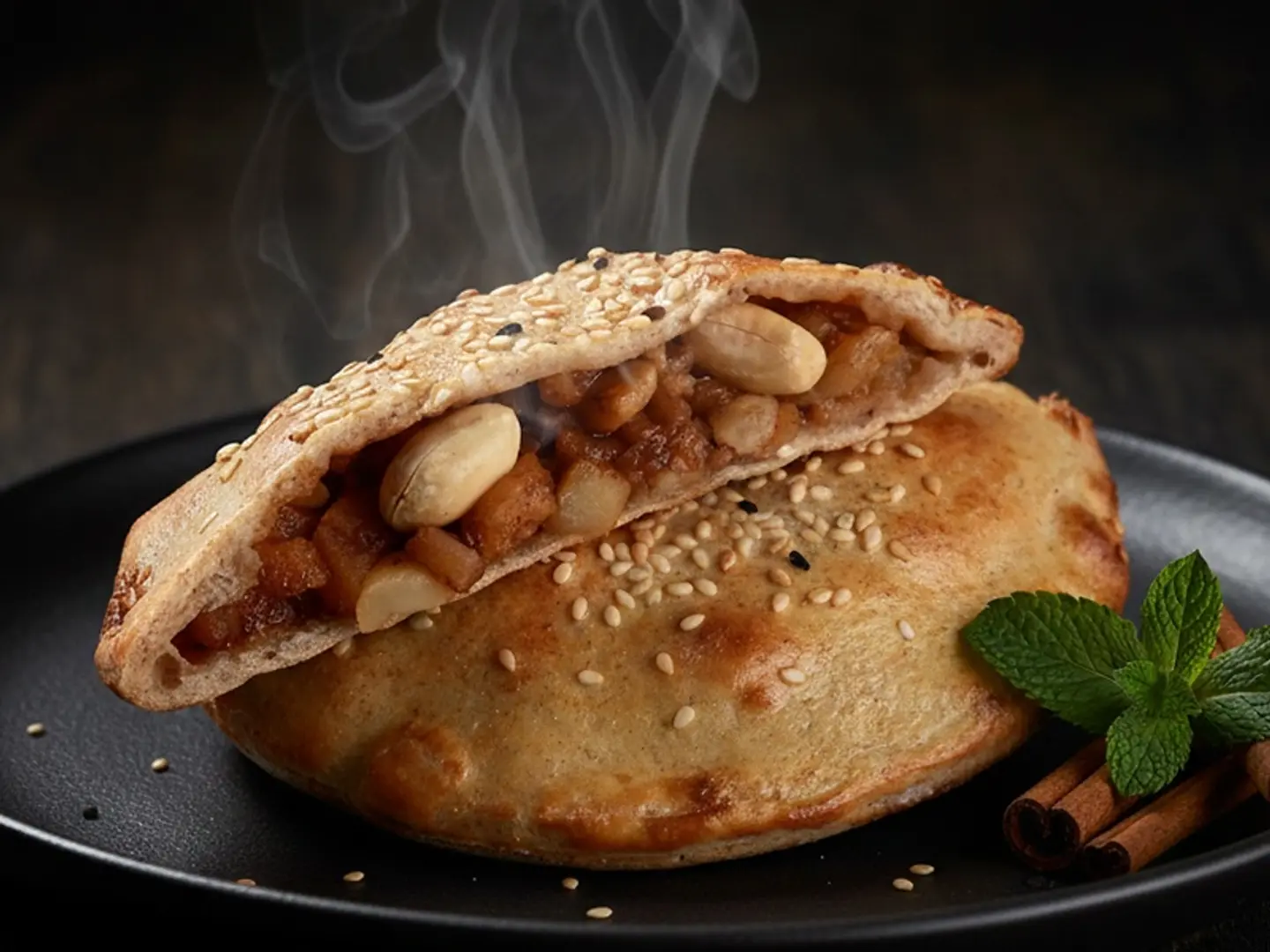 Apple With Peanut Pie