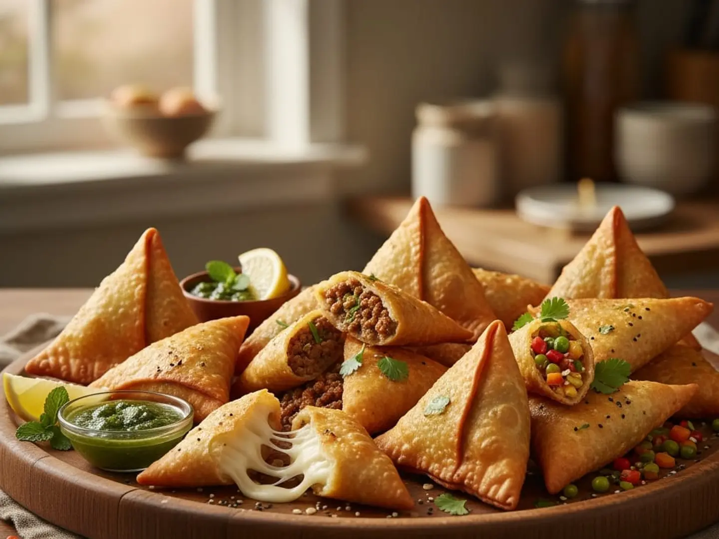 سمبوسة مقلية جبن نصف كيلو