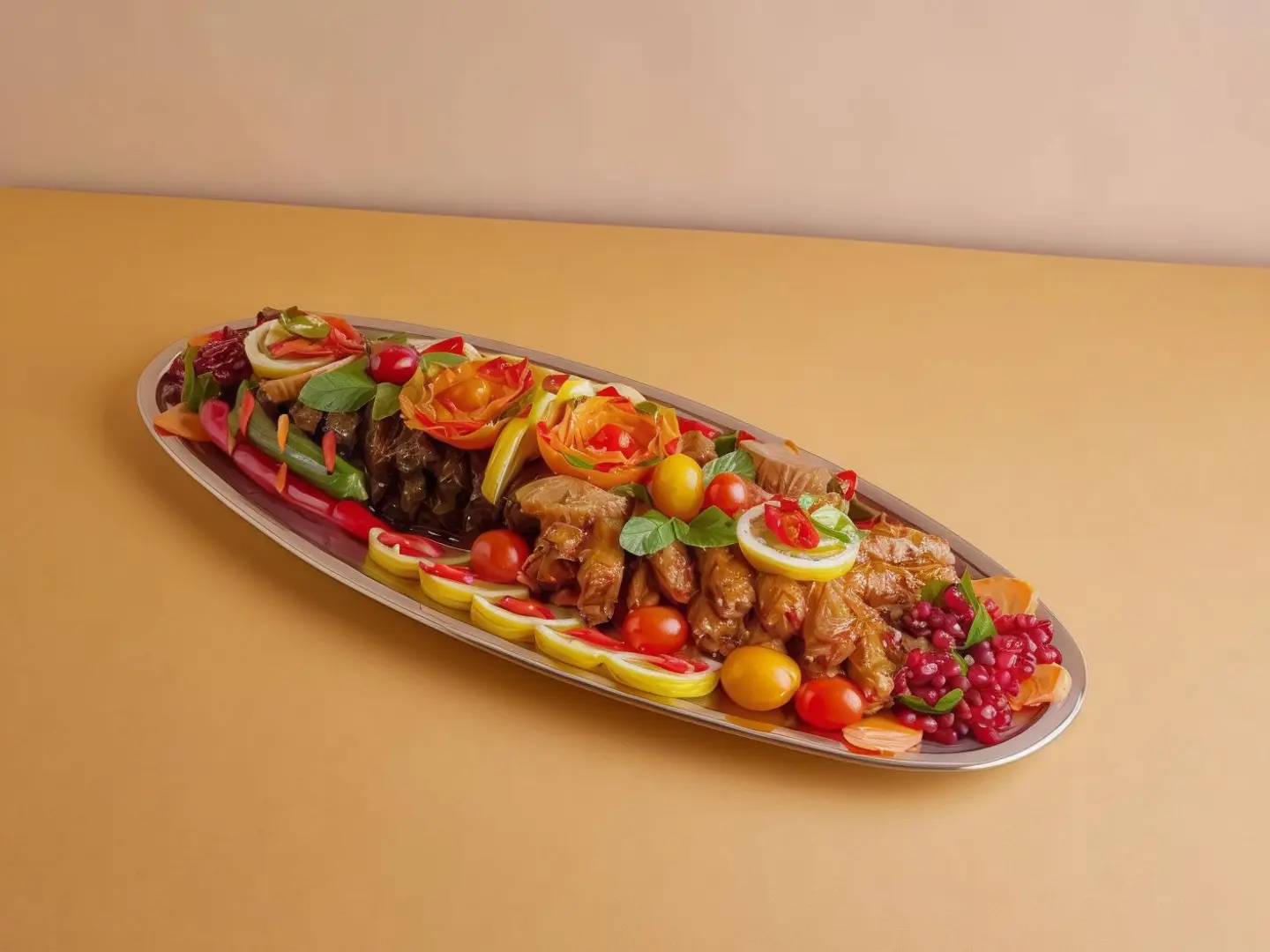 ملفوف وورق عنب وفطائر كبير