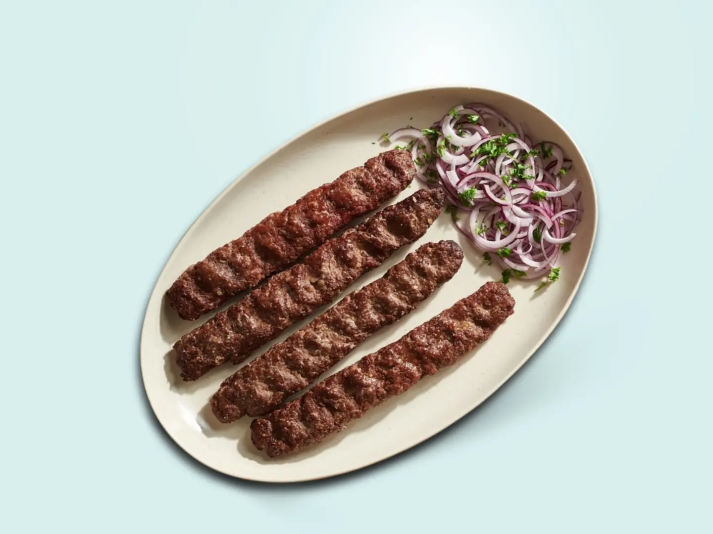 صحن كباب لحم