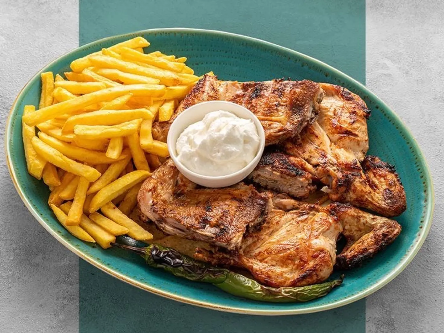 صحن مسحب الدجاج