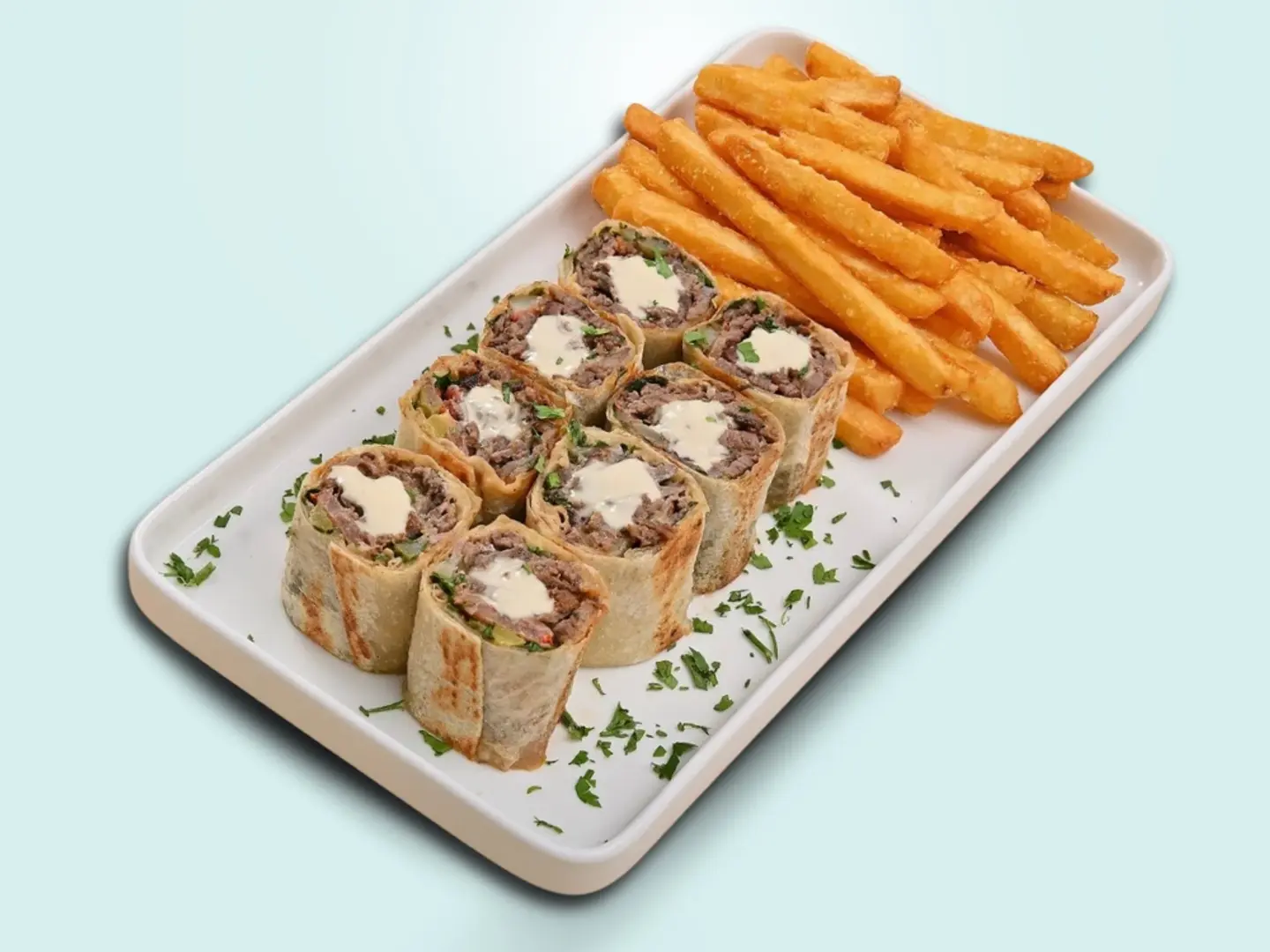 صحن عربي لحم