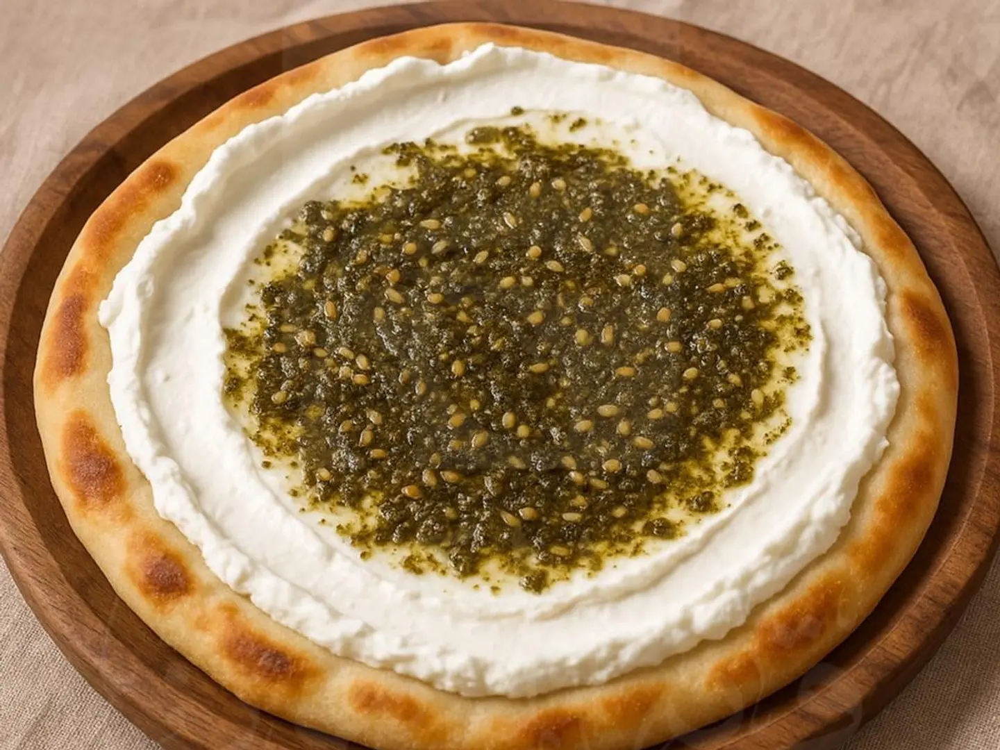 لبنة بالزعتر