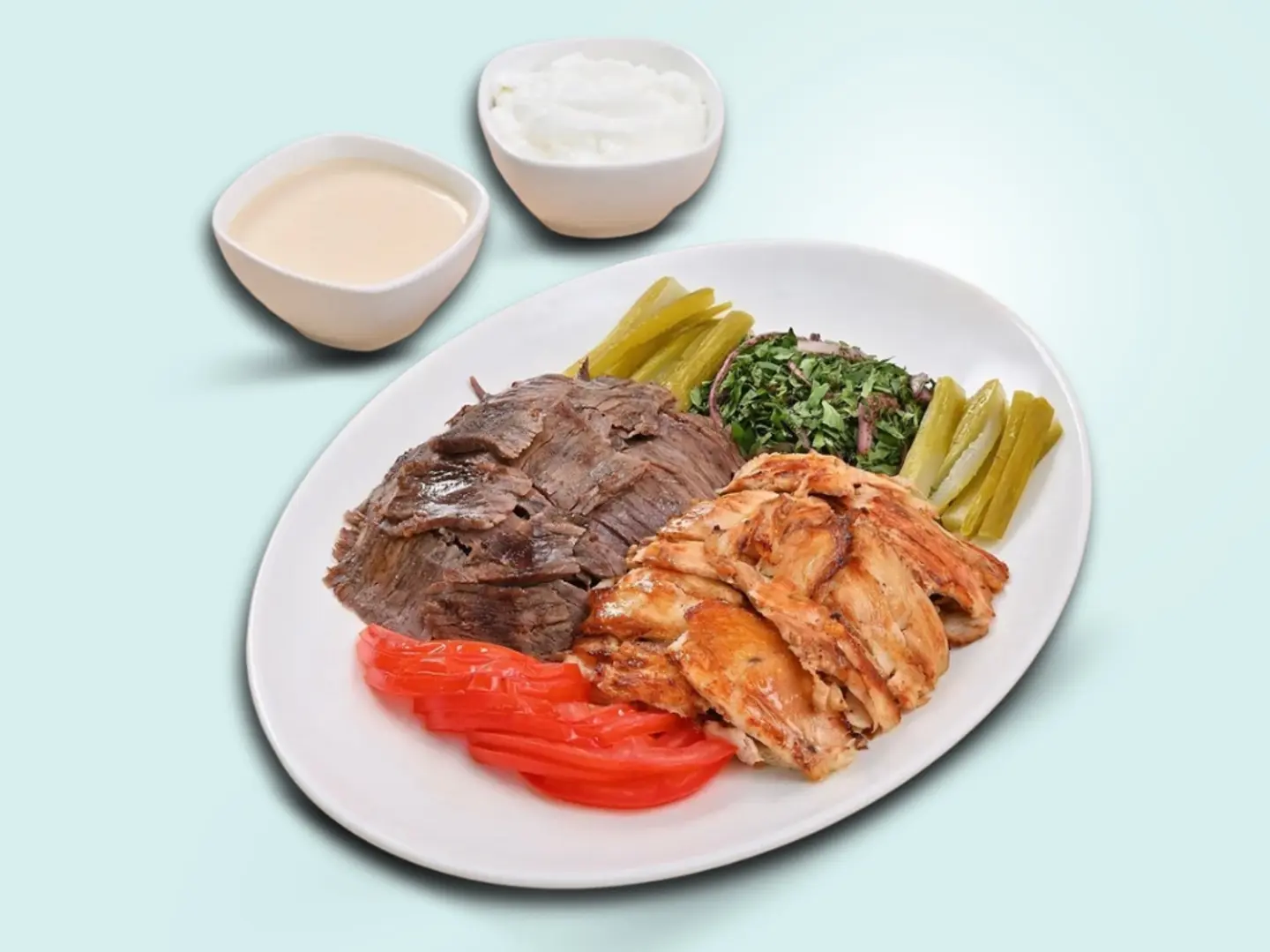 صحن شاورما مكس