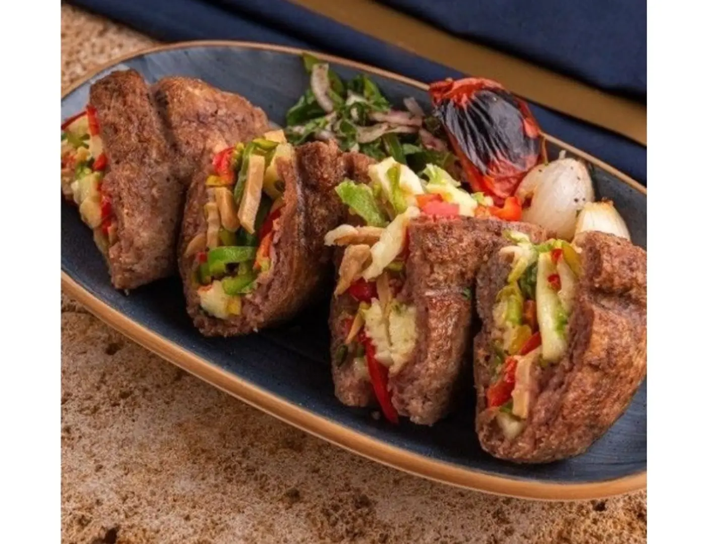 Meat Pie With Halloumi Filling