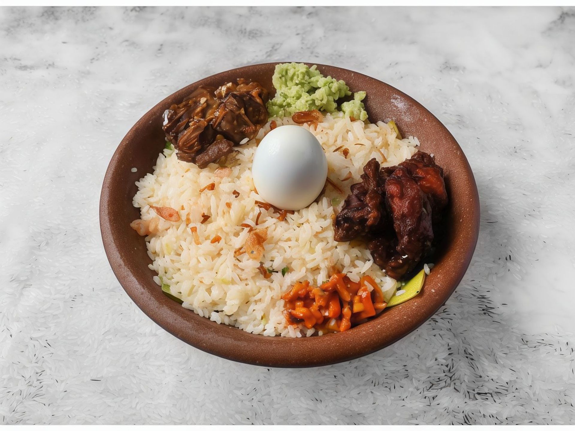وجبة أرز بالسمن النباتي نباتي غير نباتي - صغير