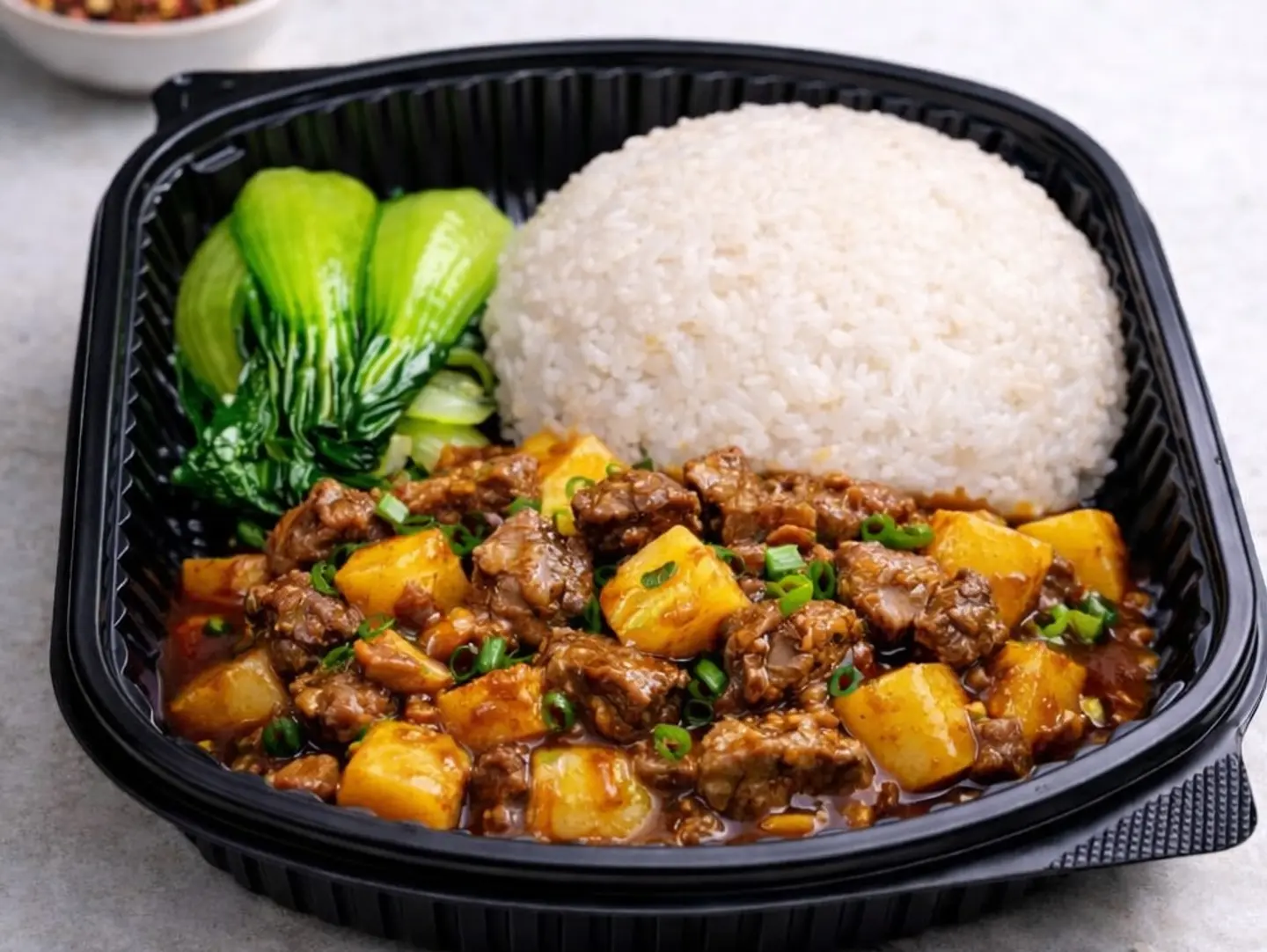 Rb08 Braised Beef & Potatoes Rice Combo