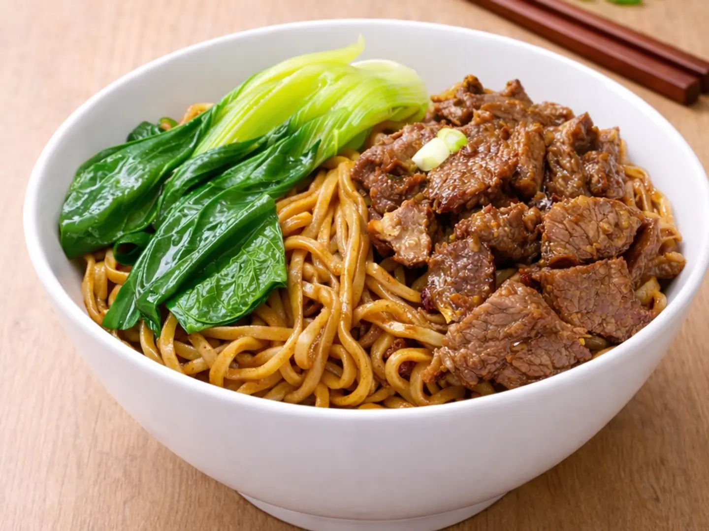 Tossed Noodles With Stewed Beef