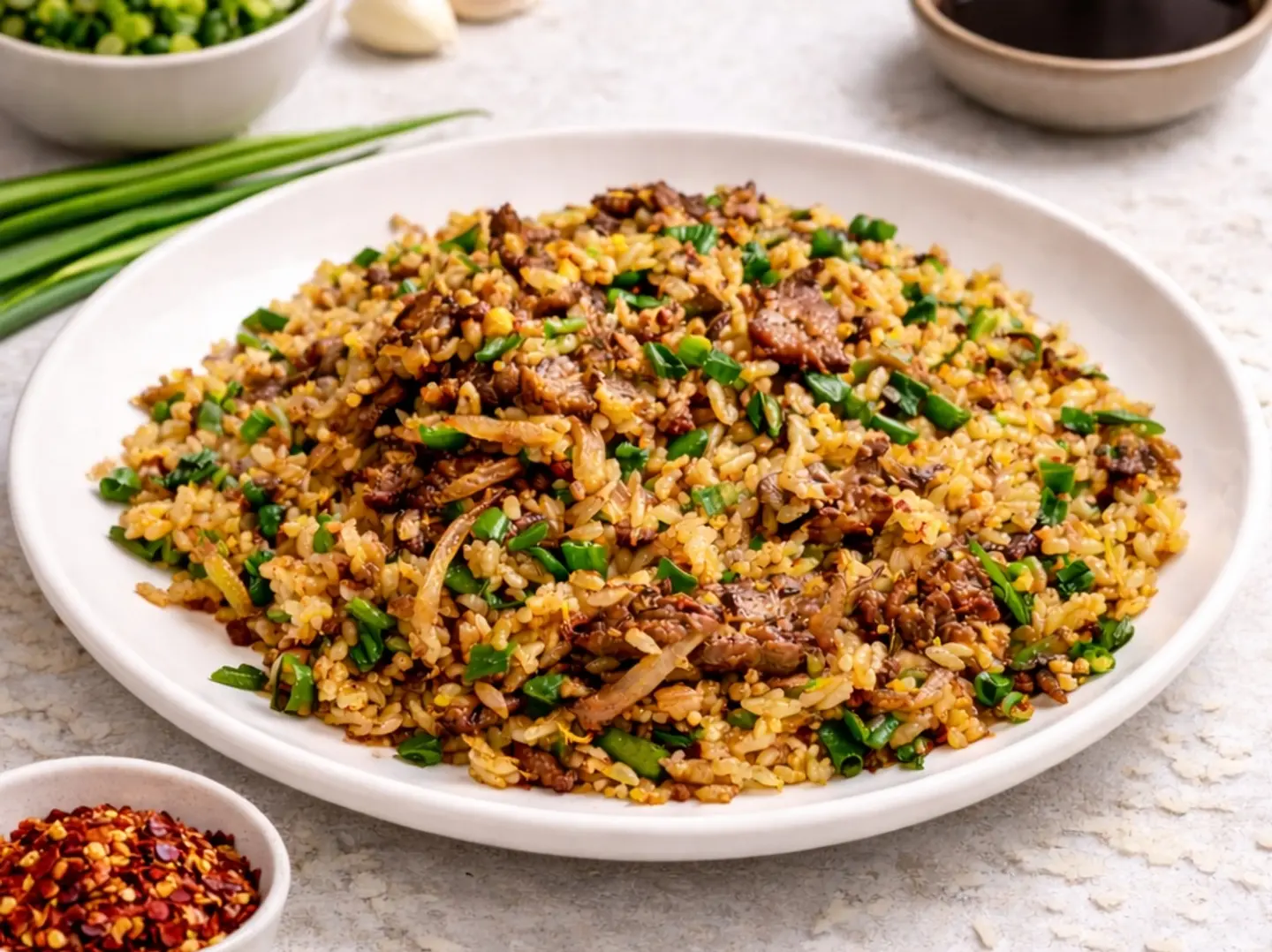 Fried Rice With Braised Beef