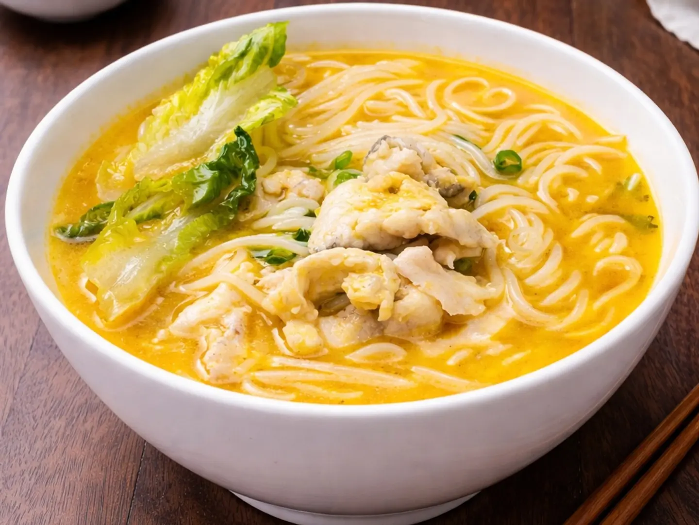 Sour Soup Rice Noodles With Fish Fillet