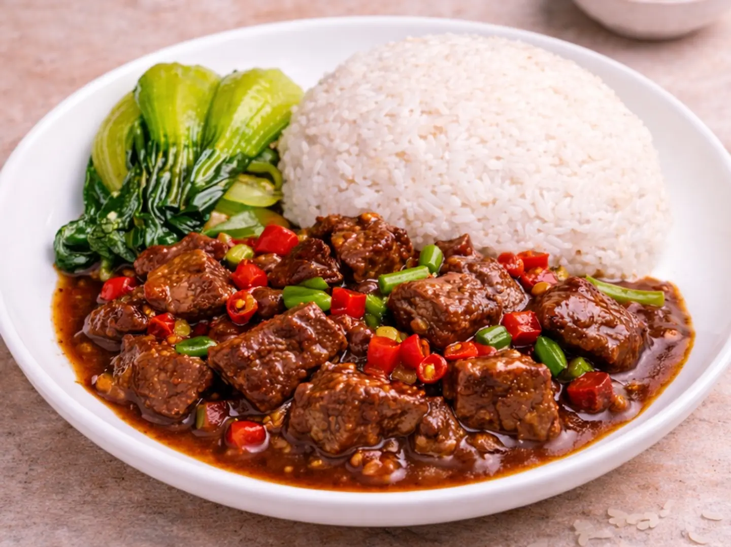 Stewed Beef Rice Combo