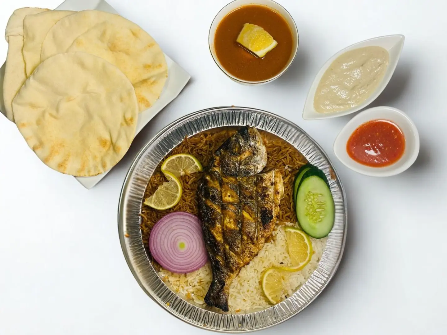 Sea Bream Meal With Oil And Lemon