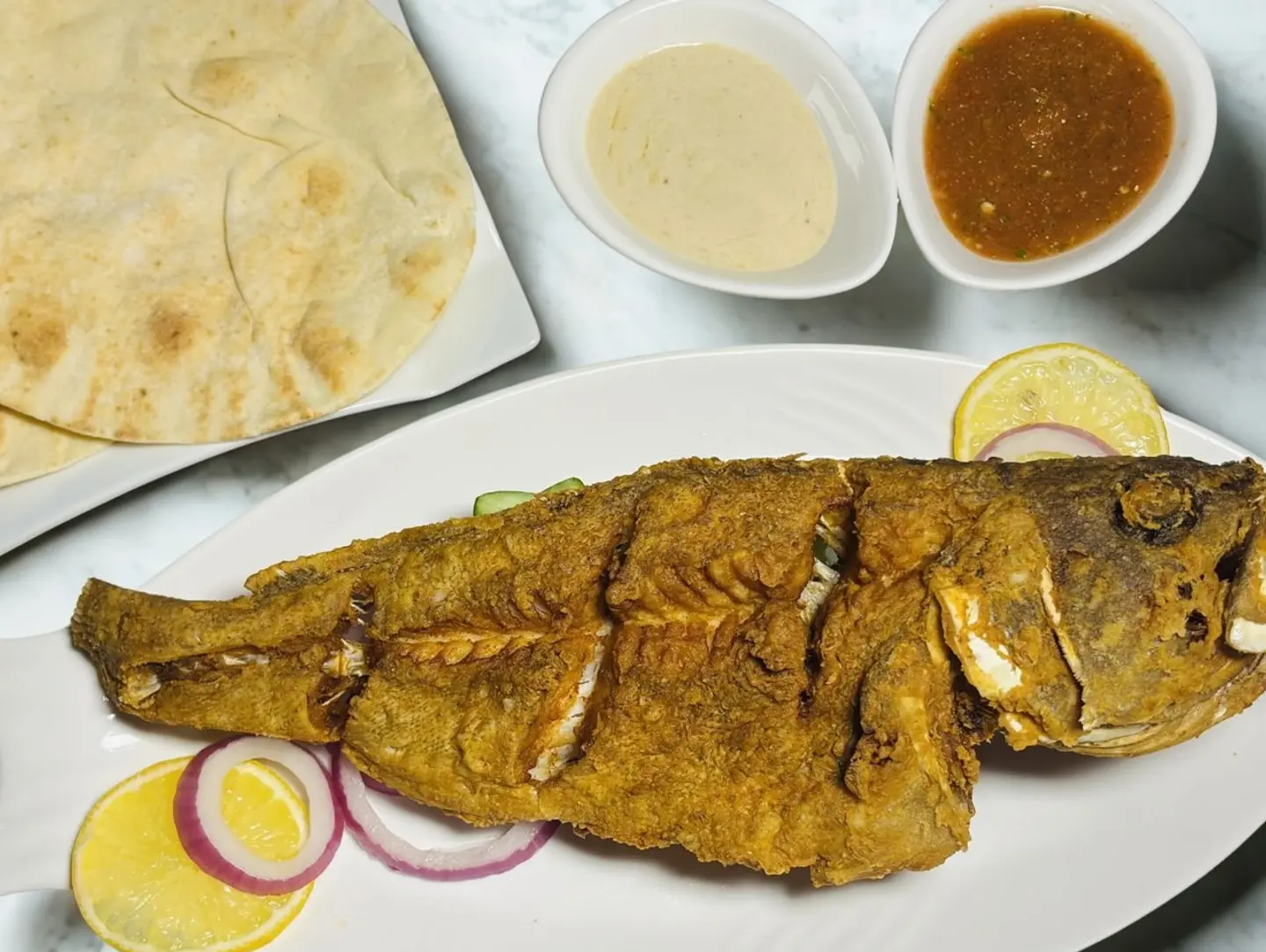 سمك ناجل مقلي كيلو