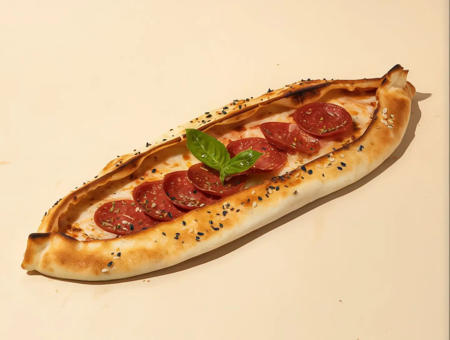 Pepperoni Manakeesh
