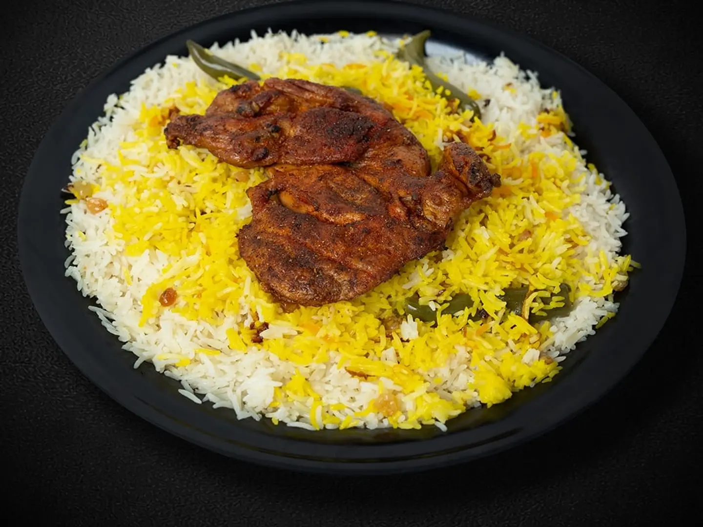 حبة مظبي حراق مع أرز شعبي