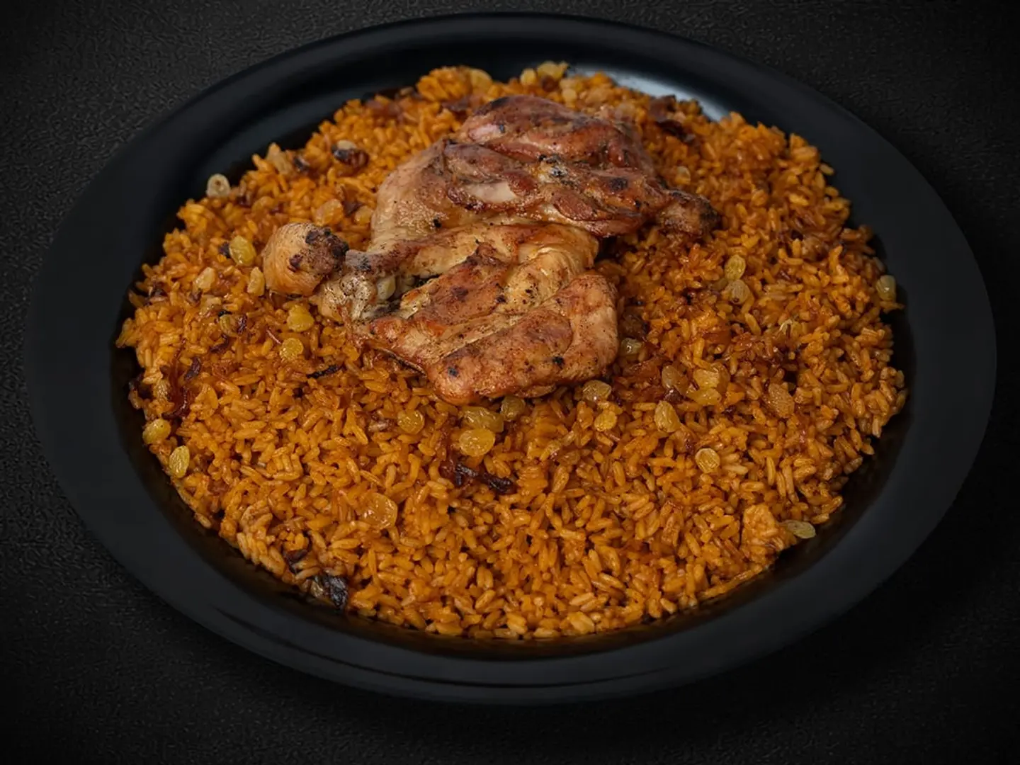 Half Mathbi Chicken With Red Rice American
