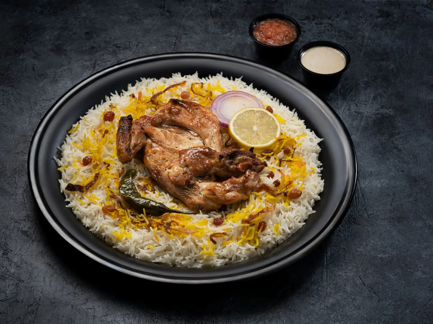 نصف مظبي مع أرز شعبي