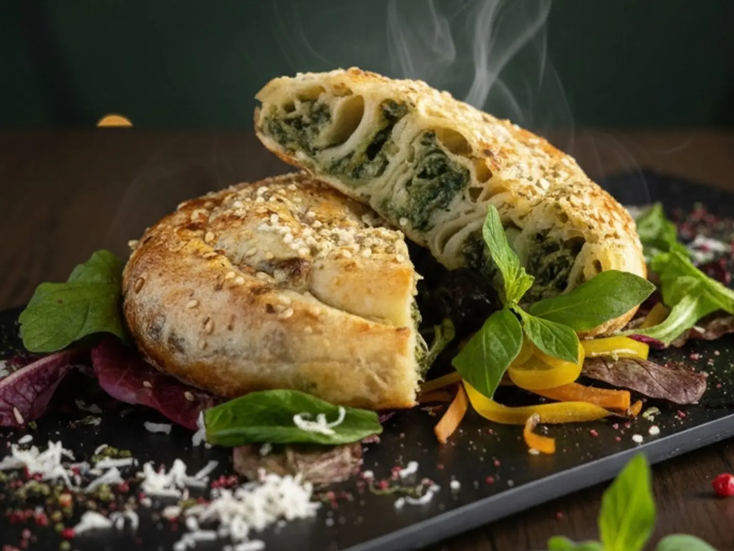 بوريك تركي جبن بالسبانخ