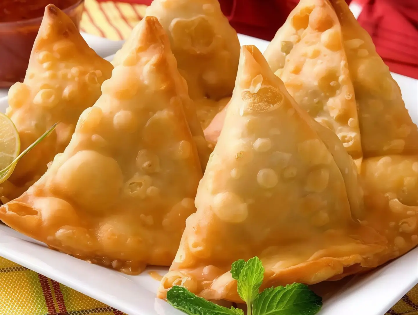 سمبوسه لحم