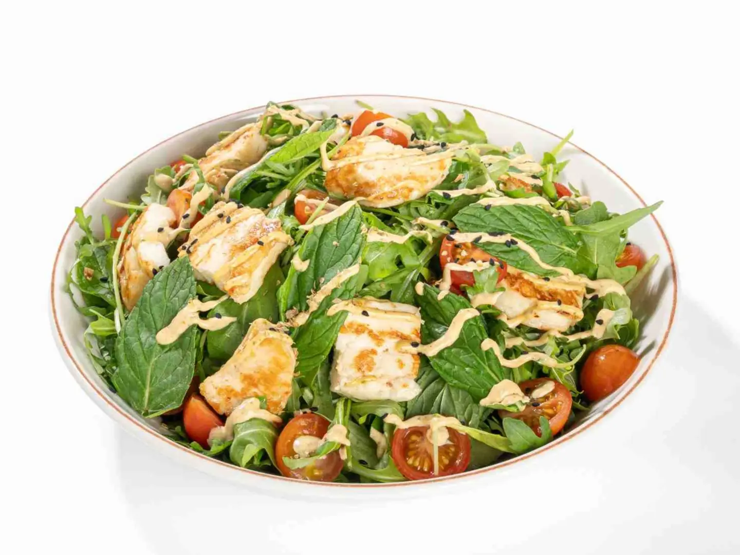 Grilled Halloumi Salad