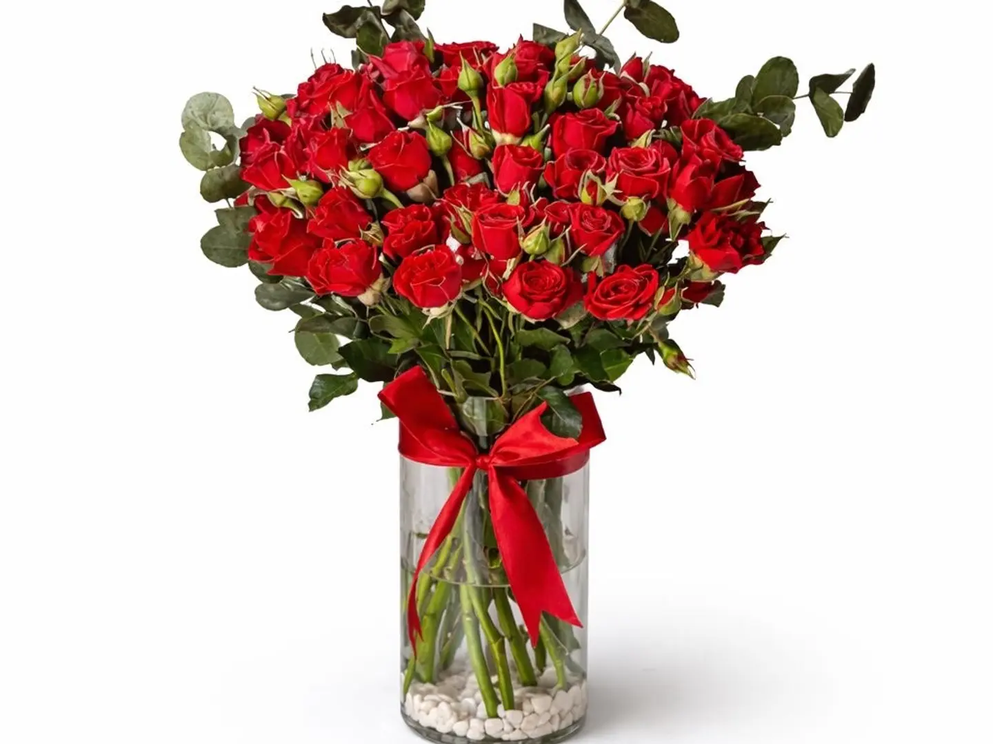 Red Rose Vase