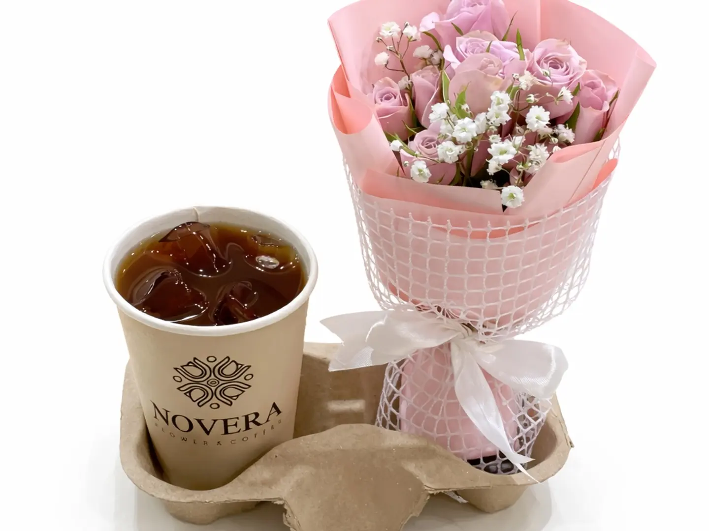 Mini Bouquet With Coffee Of The Day