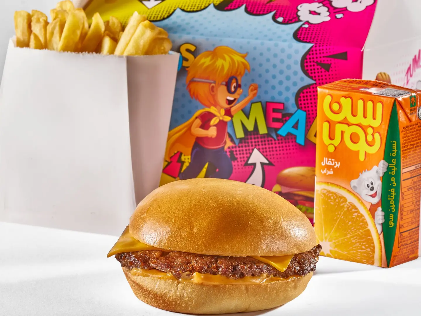 وجبه طفل لحم