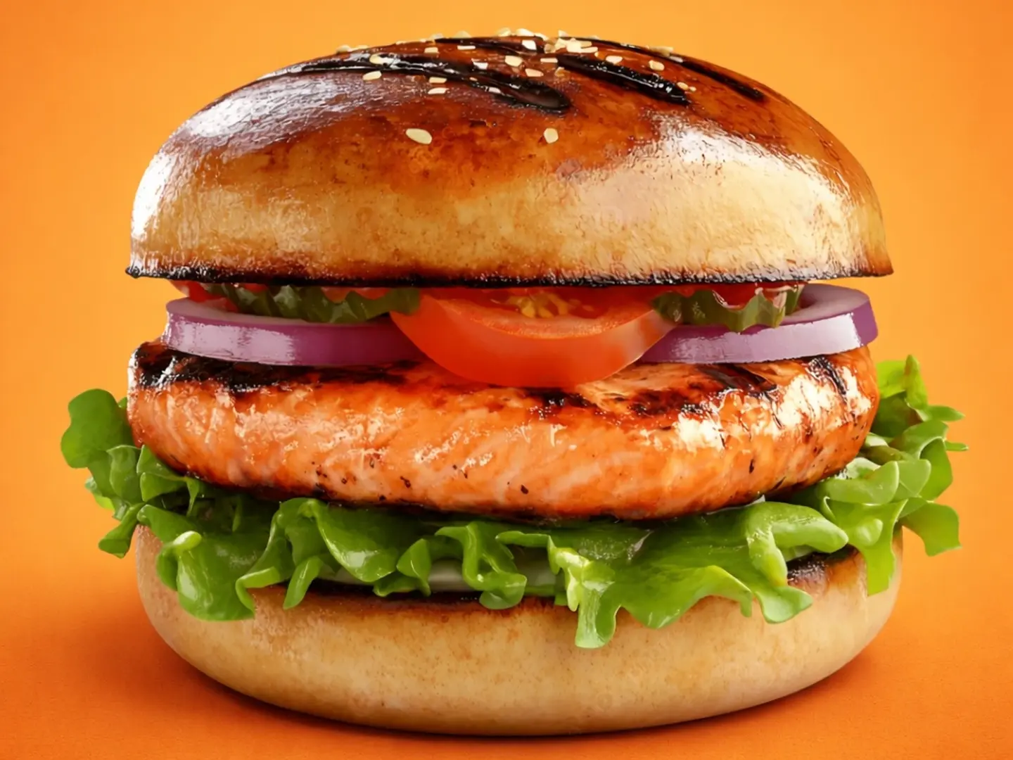 Grilled Chicken Burger Meal