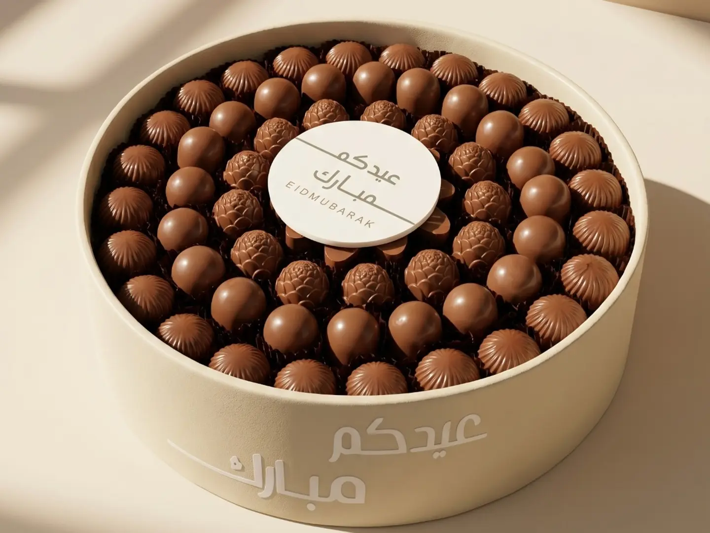 صينية شوكلت عيد كبير