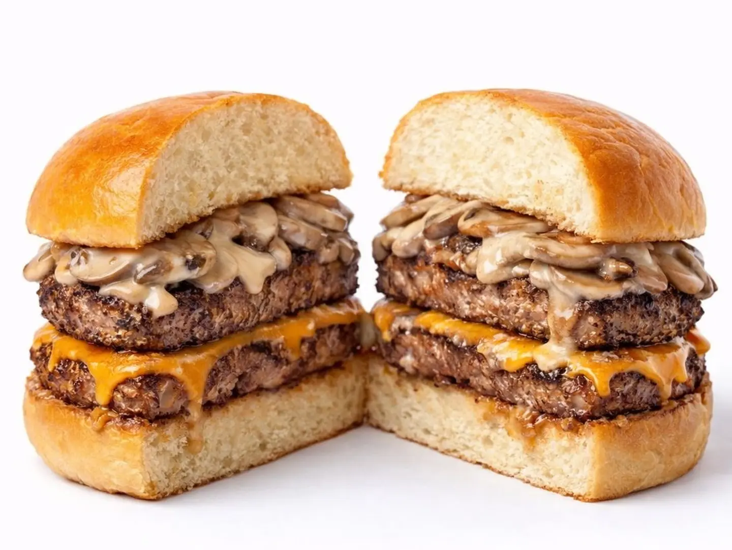 دبل مشروم برجر