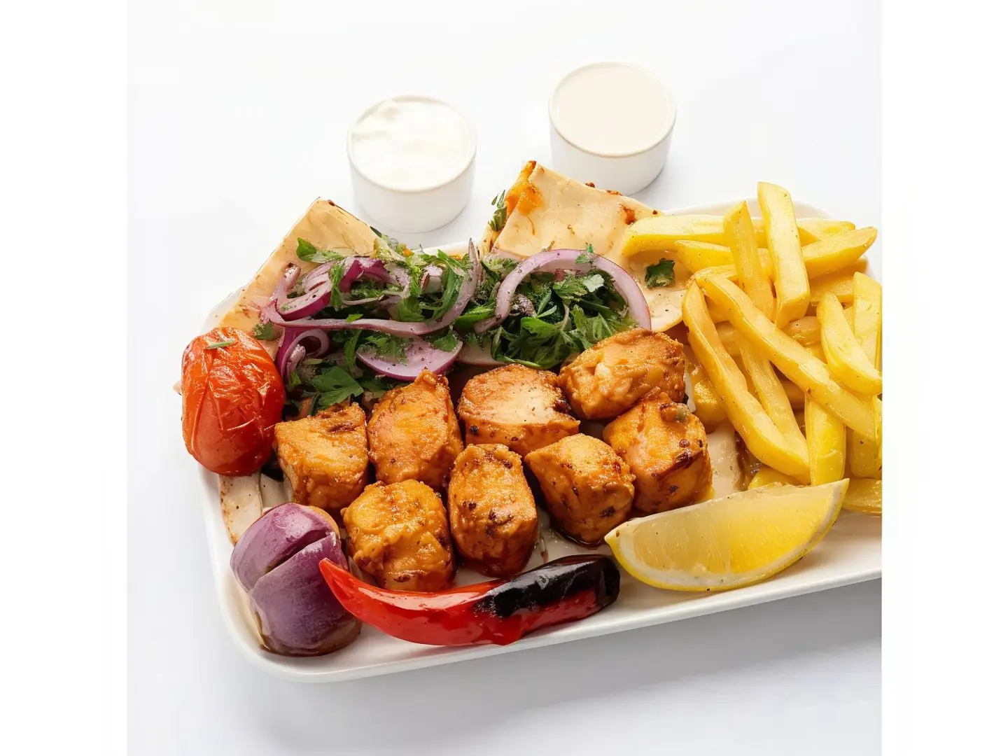 Shish Tawook For One Rice