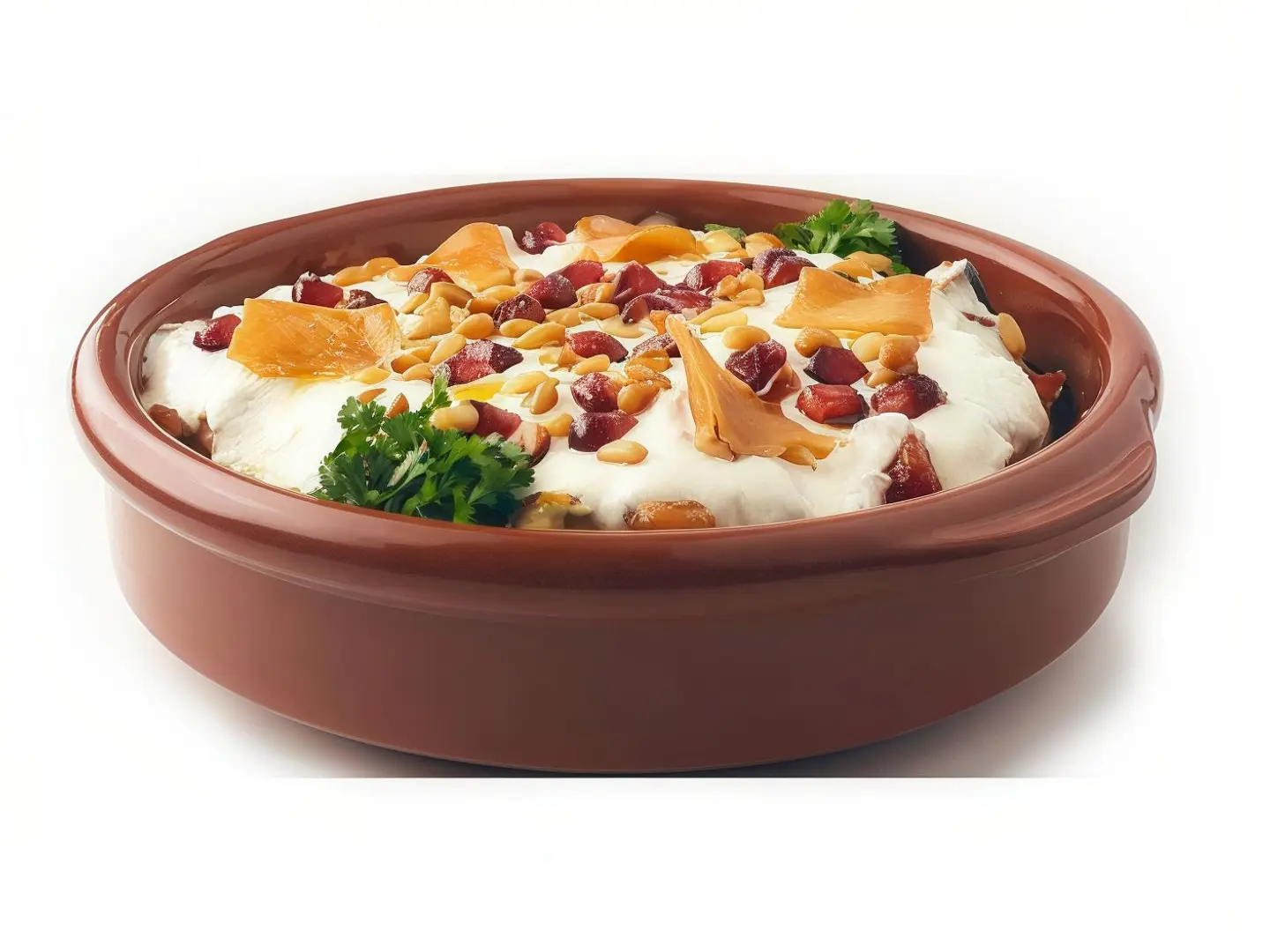 Meat Fatteh With Sauce