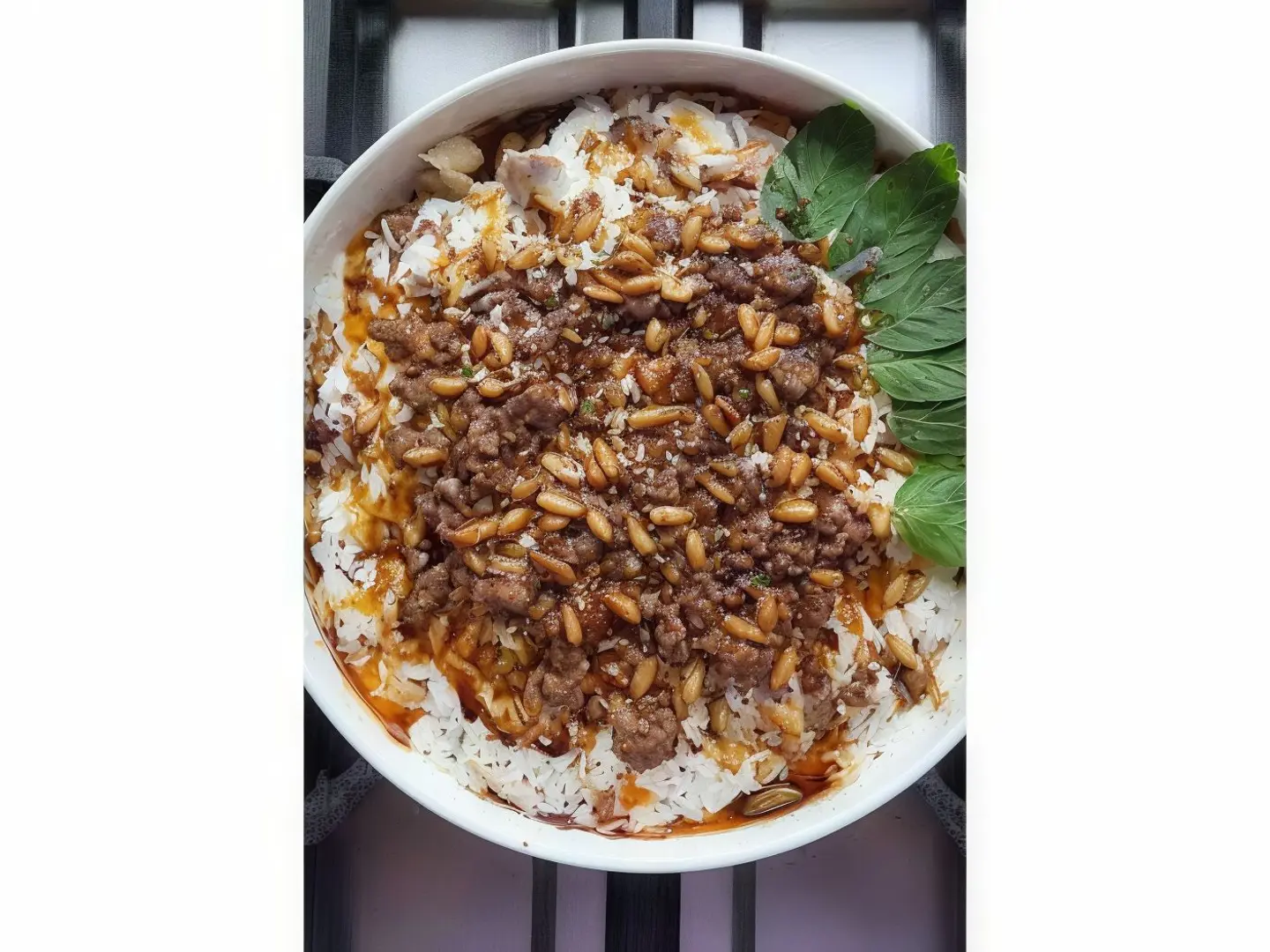 Meat Fatteh With Rice