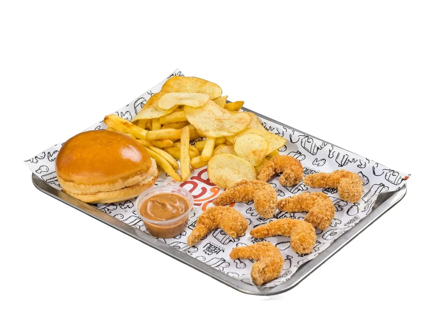 علبة جمبري ٧ قطع